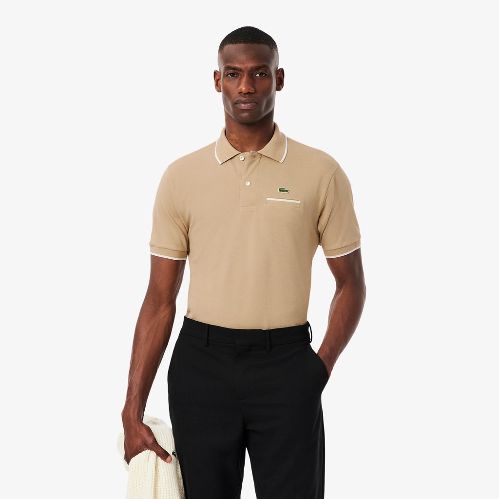 Áo Polo Lacoste Nam L.12.12 Dáng Cổ Điển Có Túi Nổi Bật