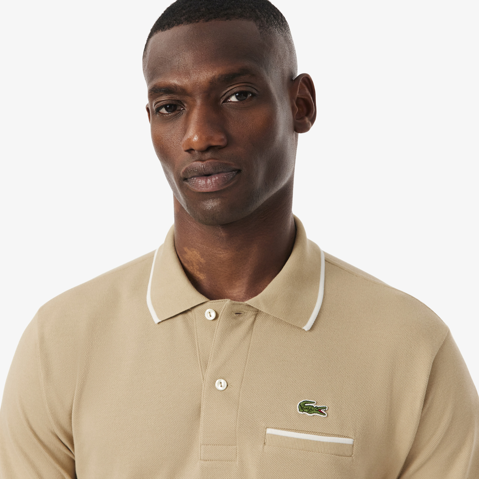 Áo Polo Lacoste Nam L.12.12 Dáng Cổ Điển Có Túi Nổi Bật