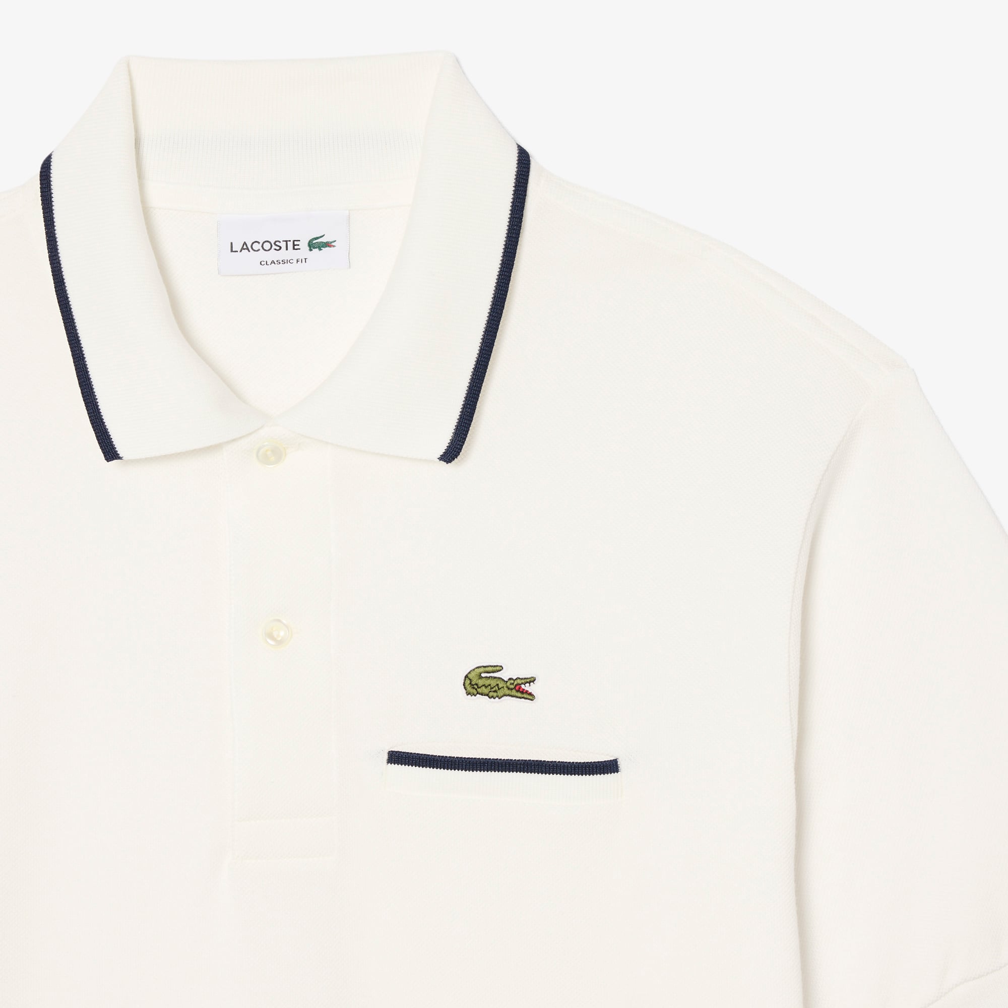 Áo Polo Lacoste Nam L.12.12 Dáng Cổ Điển Có Túi Nổi Bật