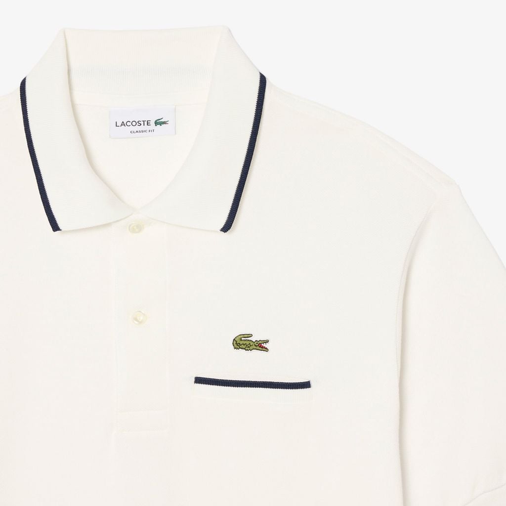 Áo Polo Lacoste Nam L.12.12 Dáng Cổ Điển Có Túi Nổi Bật