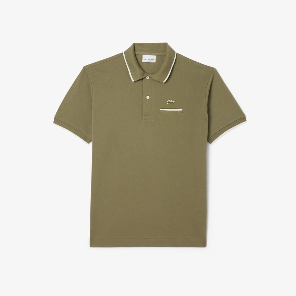 Áo Polo Lacoste Nam L.12.12 Dáng Cổ Điển Có Túi Nổi Bật
