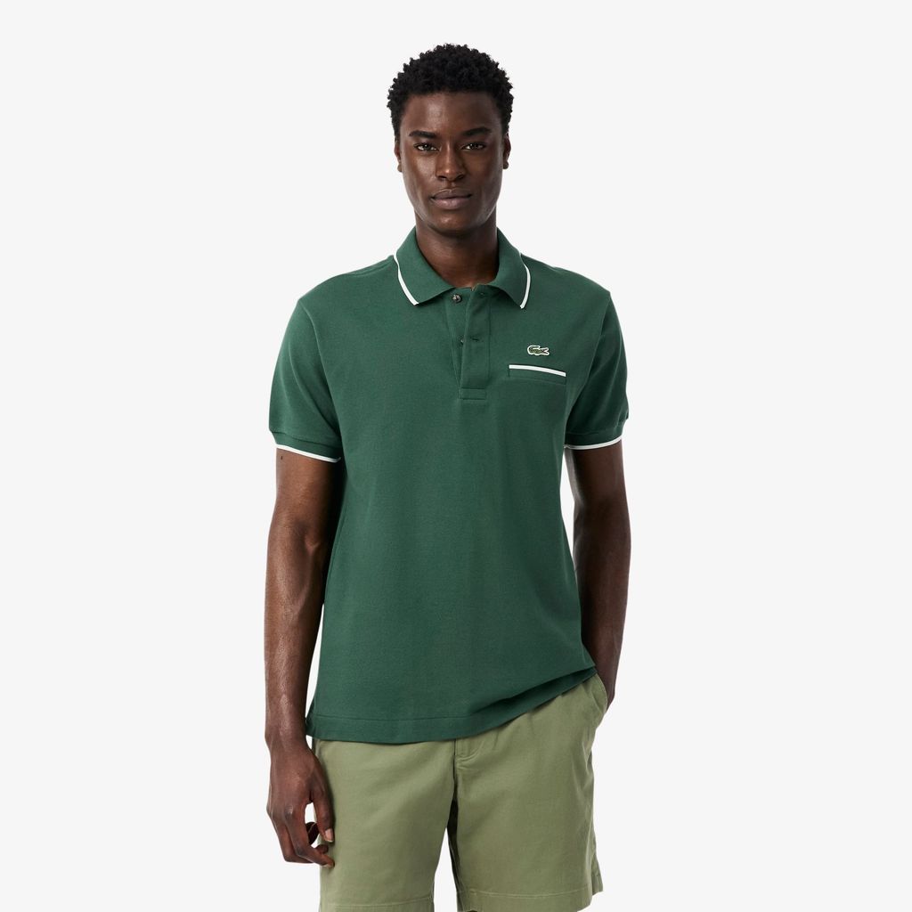 Áo Polo Lacoste Nam L.12.12 Dáng Cổ Điển Có Túi Nổi Bật