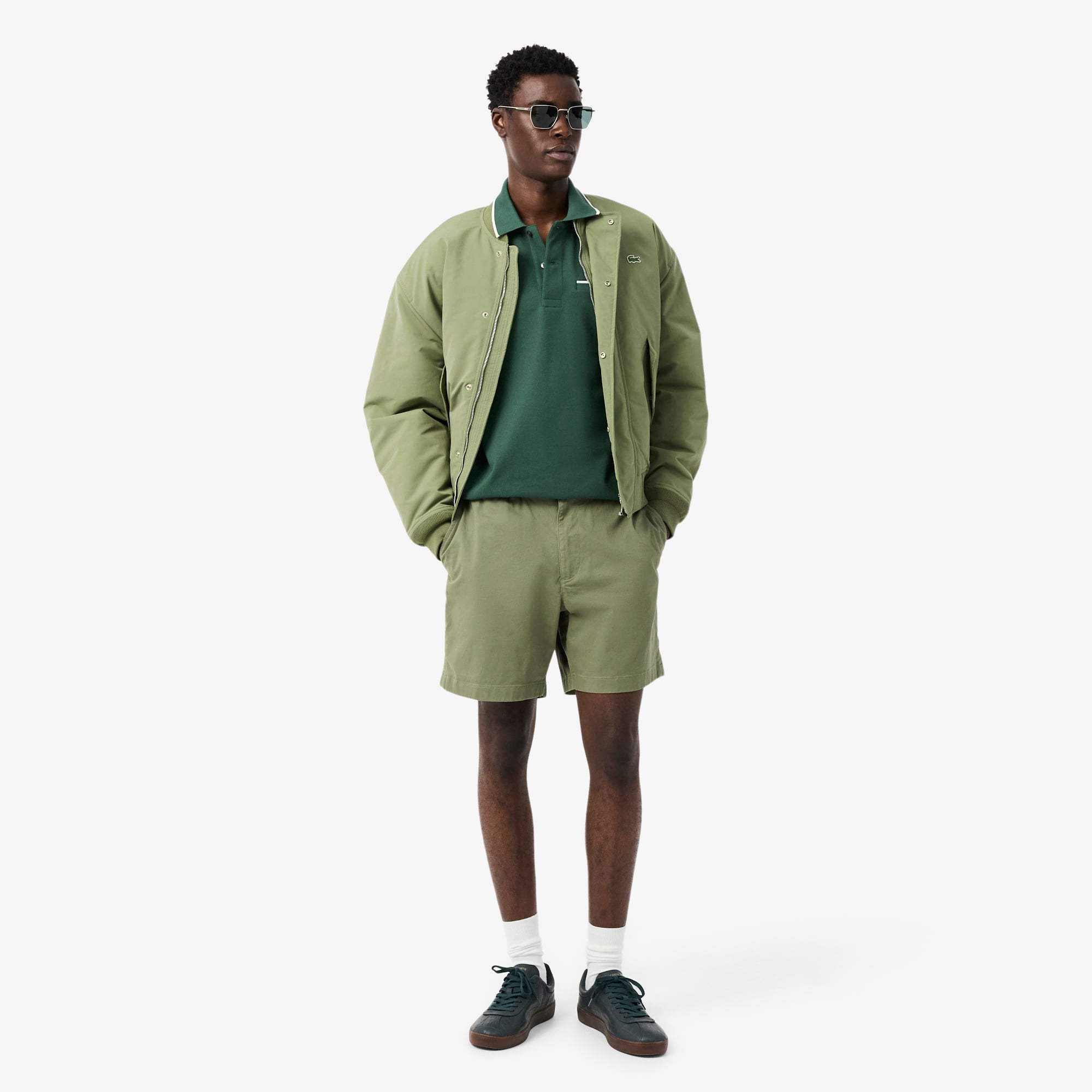 Áo Polo Lacoste Nam L.12.12 Dáng Cổ Điển Có Túi Nổi Bật