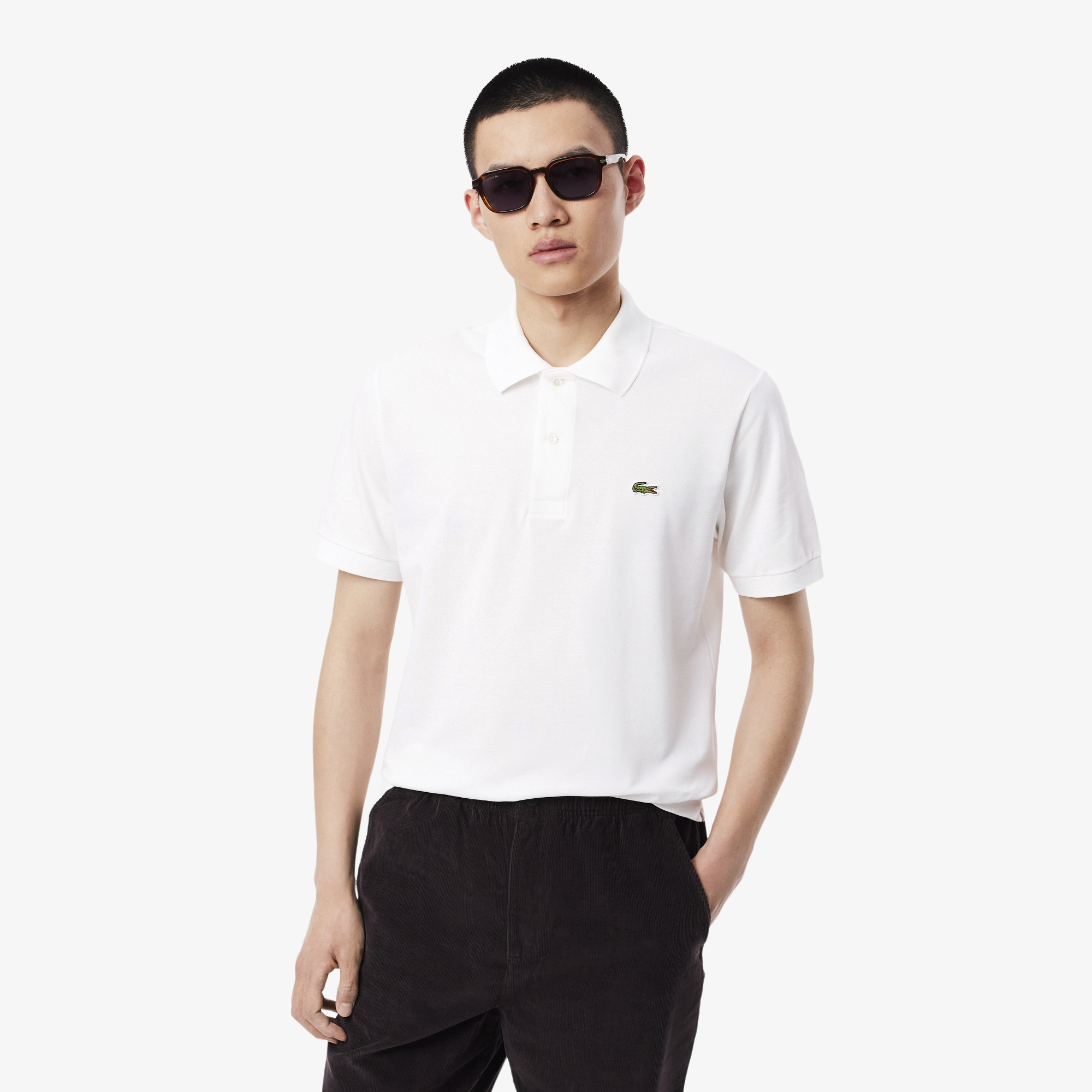 Áo Polo Lacoste Nam L.12.12 Light Piqué Dáng Cổ Điển