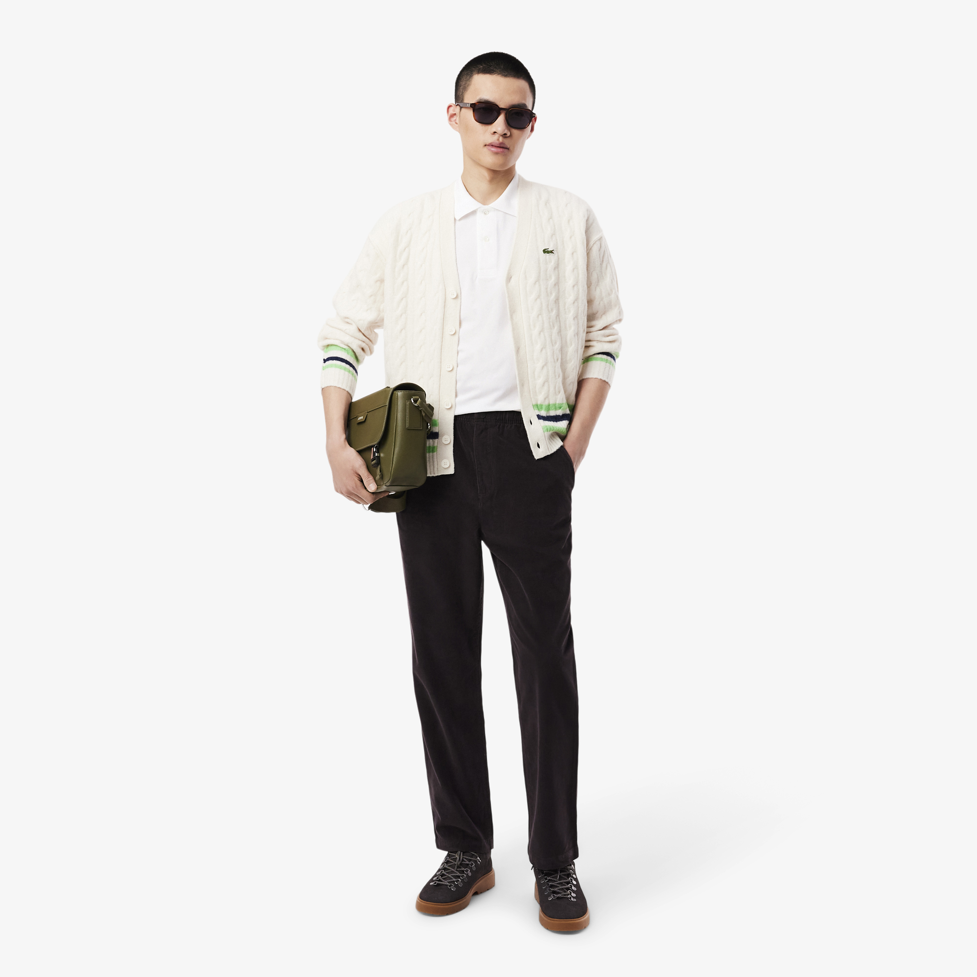 Áo Polo Lacoste Nam L.12.12 Light Piqué Dáng Cổ Điển