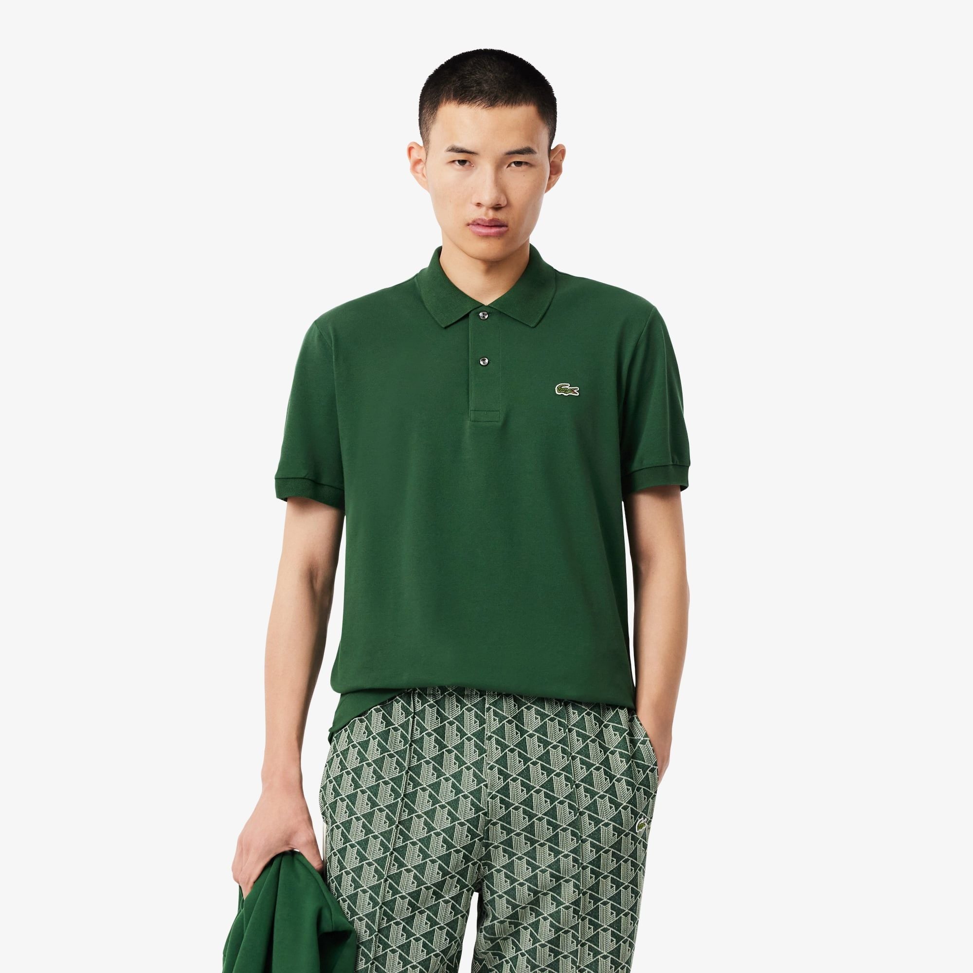 Áo Polo Lacoste Nam L.12.12 Light Piqué Dáng Cổ Điển