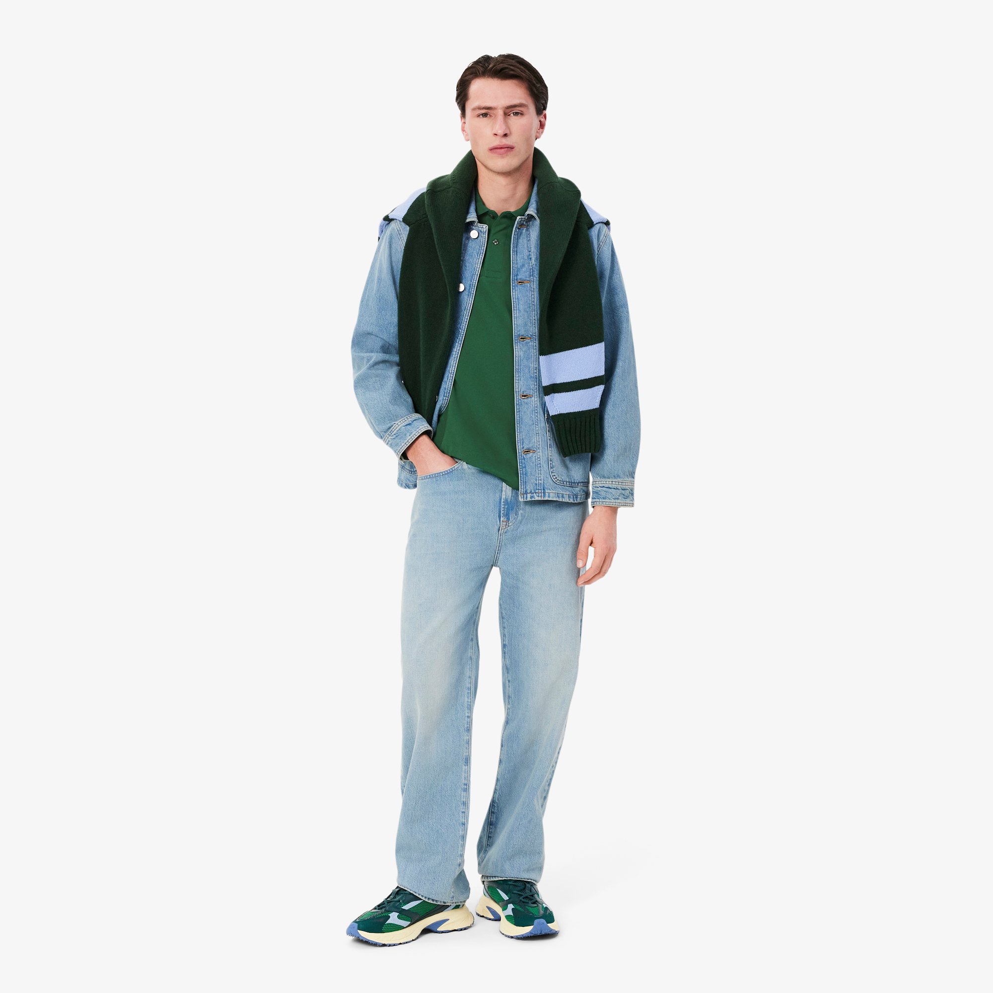 Áo Polo Lacoste Nam L.12.12 Light Piqué Dáng Cổ Điển