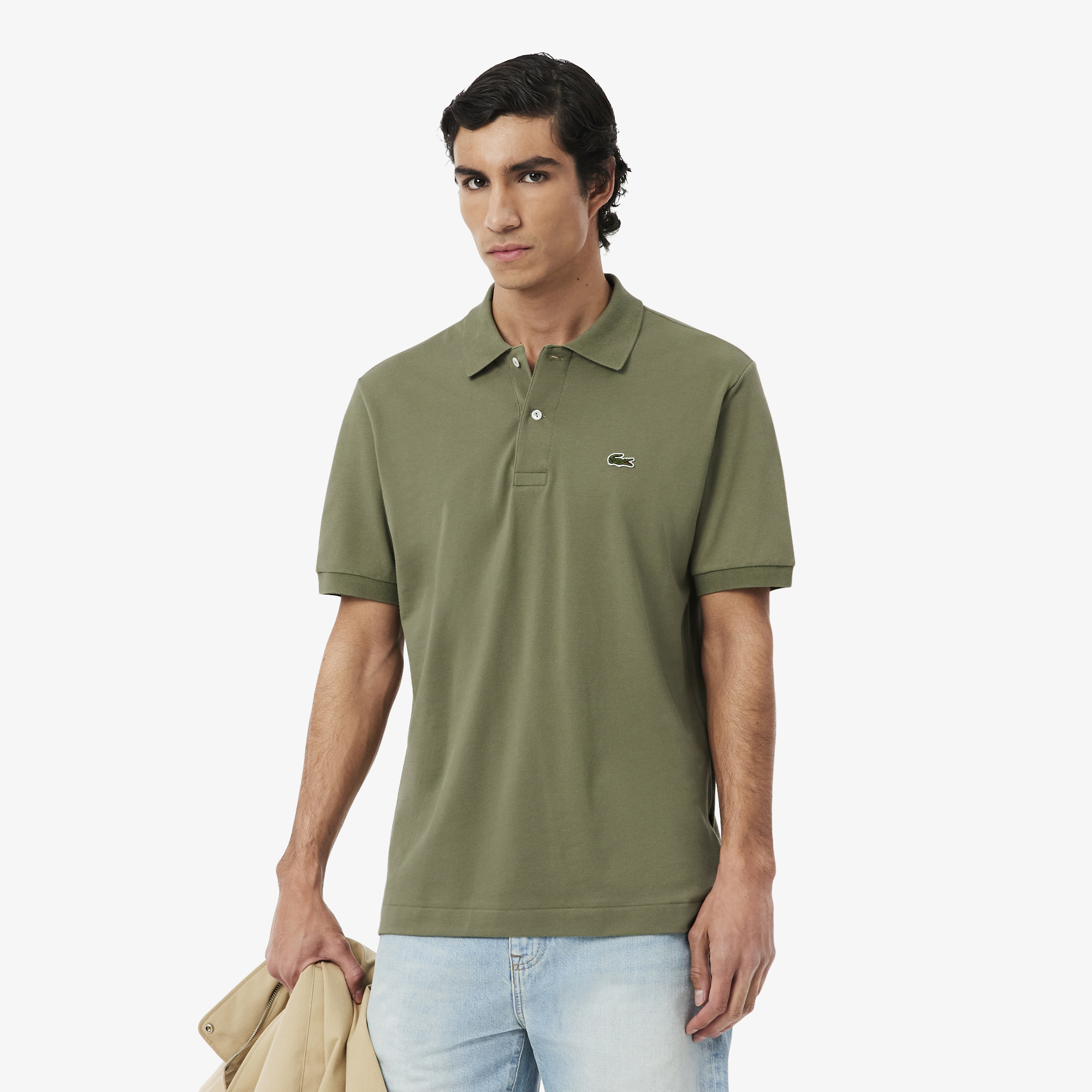 Áo Polo Lacoste Nam L.12.12 Light Piqué Dáng Cổ Điển