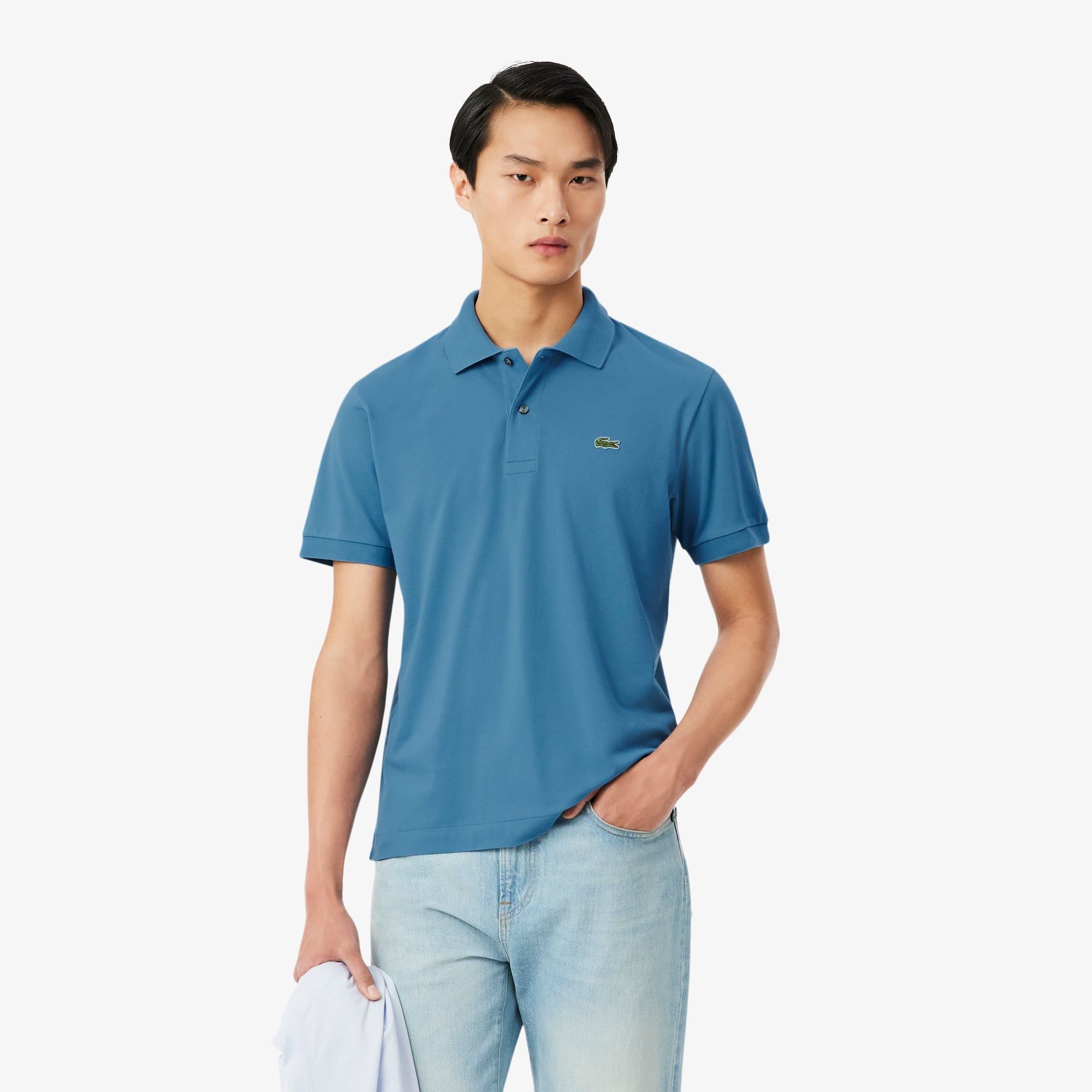Áo Polo Lacoste Nam L.12.12 Dáng Cổ Điển Chất Liệu Piqué Nhẹ