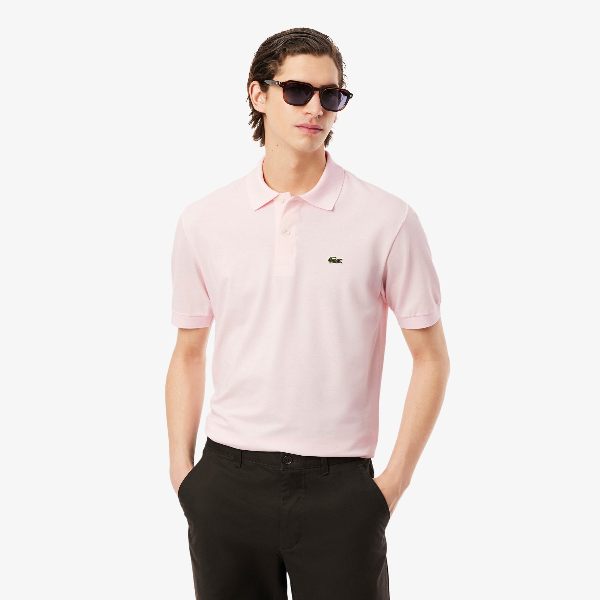Áo Polo Lacoste Nam L.12.12 Light Piqué Dáng Cổ Điển