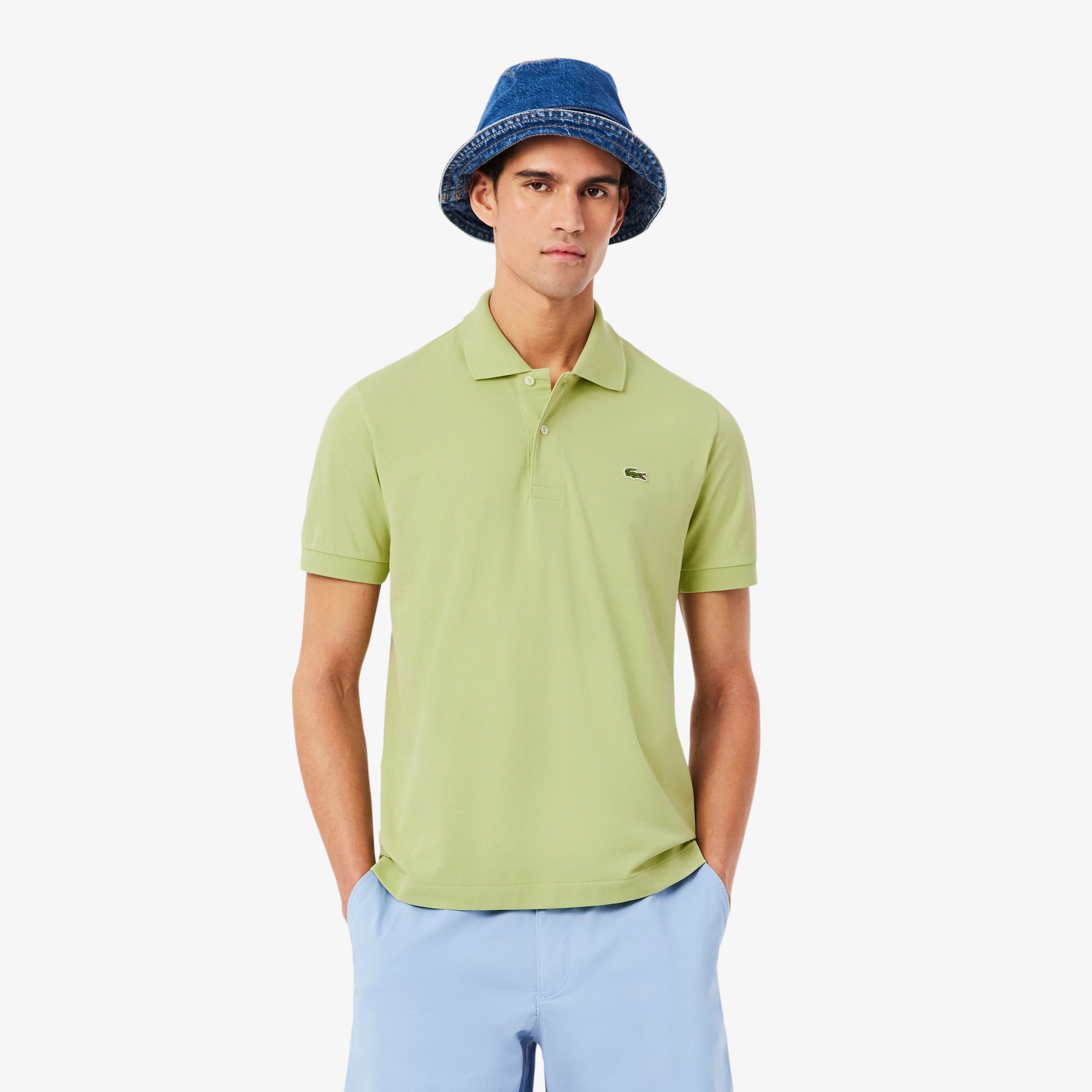 Áo Polo Lacoste Nam L.12.12 Dáng Cổ Điển Chất Liệu Piqué Nhẹ