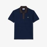 Áo Polo Lacoste Nam L.12.12 Dáng Cổ Điển Có Cổ Phối Màu