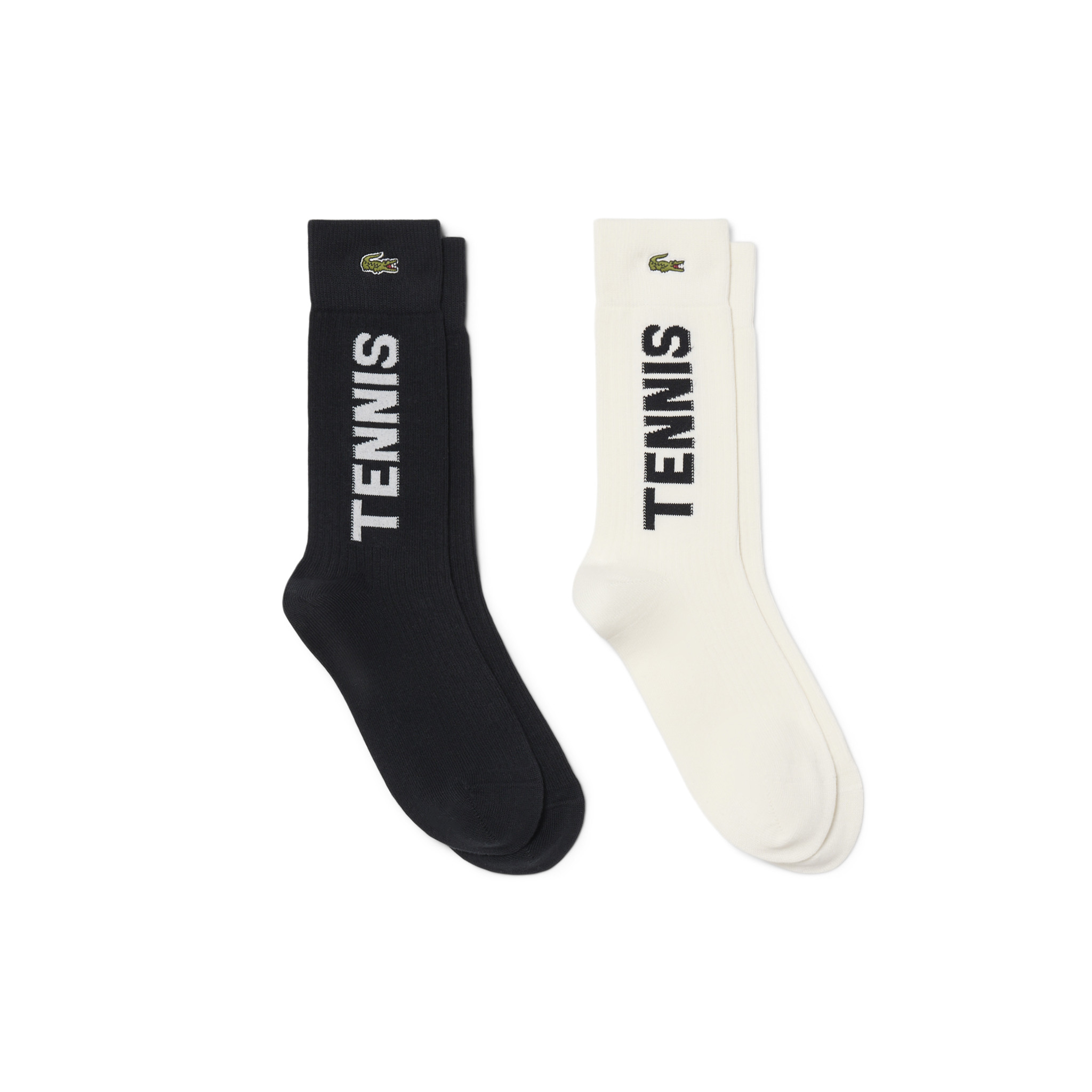 Bộ 2 Đôi Tất Lacoste Unisex Bo Gân