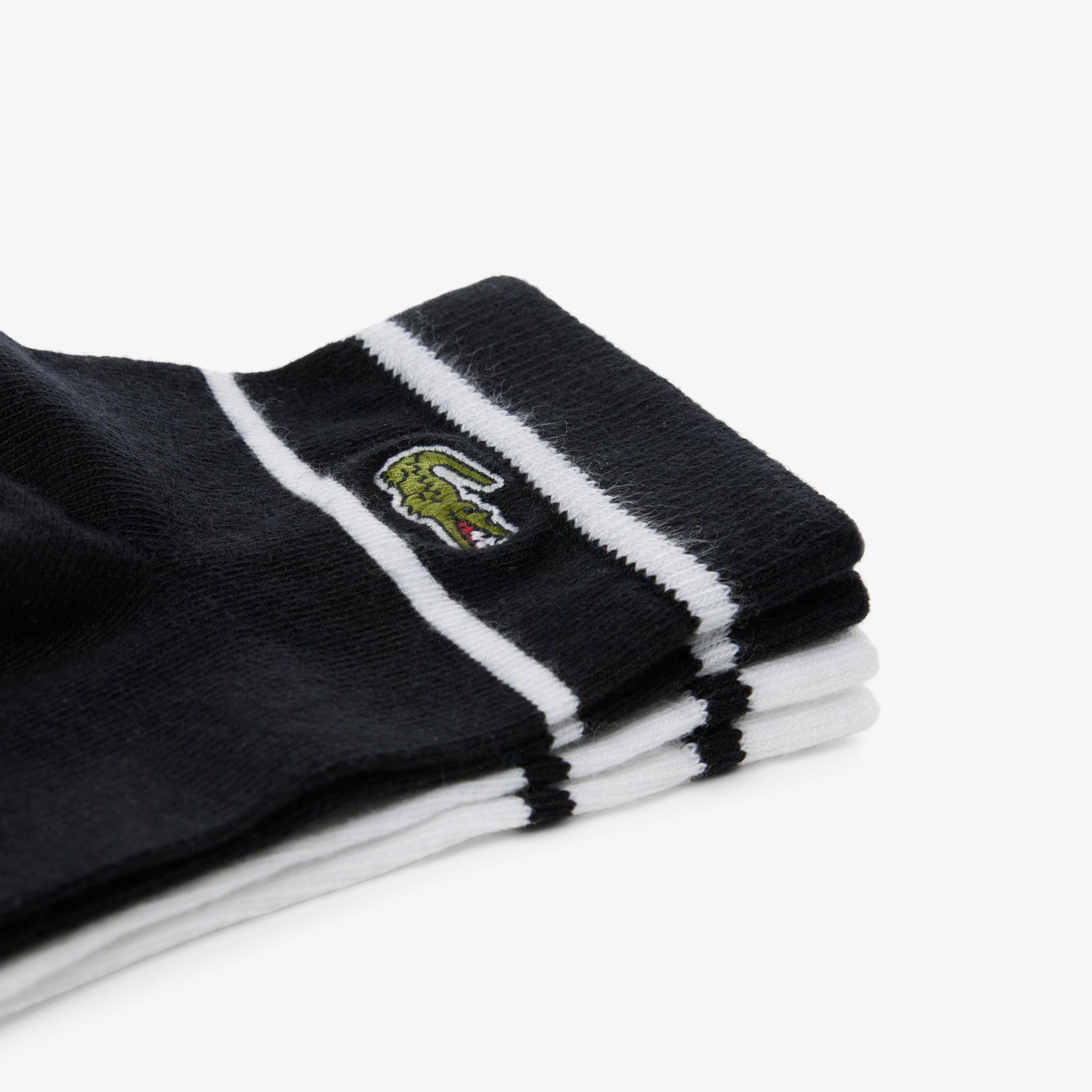 Bộ 2 Đôi Tất Lacoste Unisex Họa Tiết Sọc