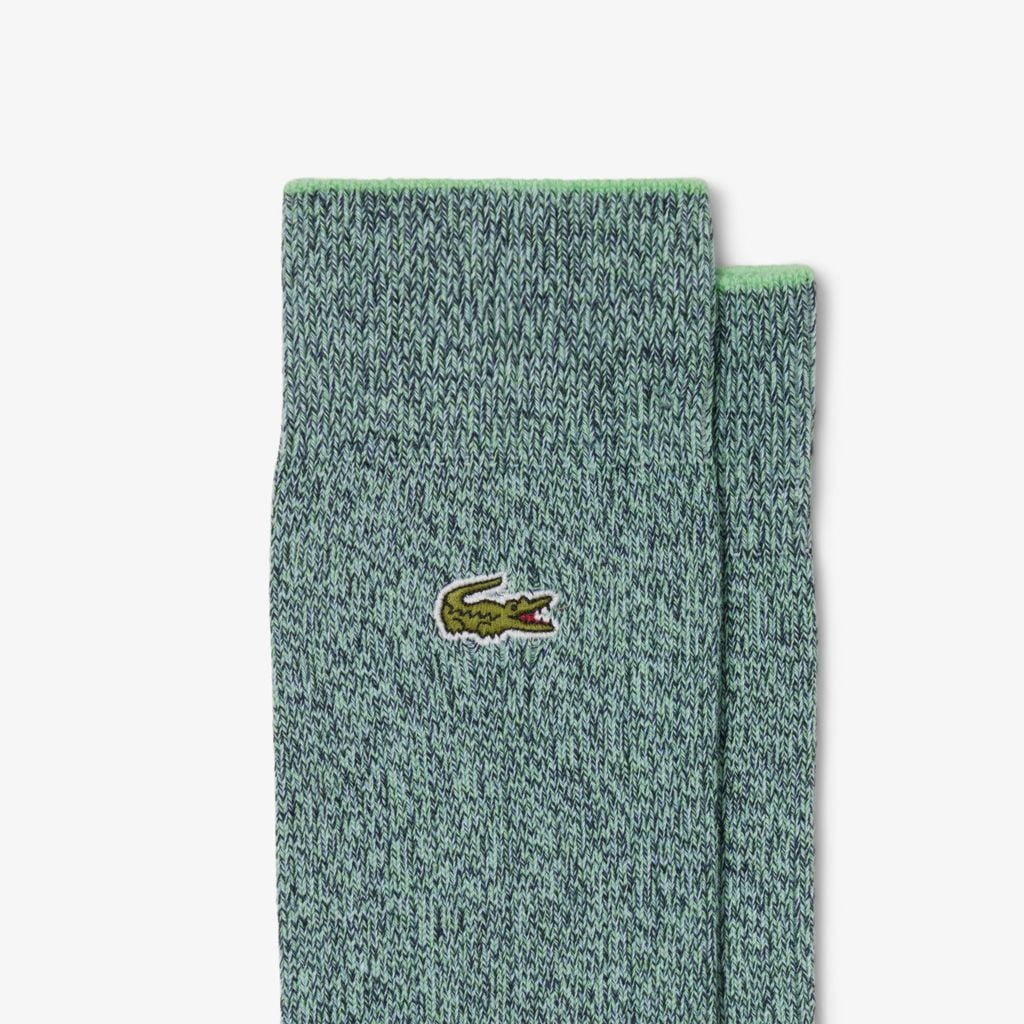 Bộ 2 Đôi Tất Lacoste Unisex Chất Liệu Cotton