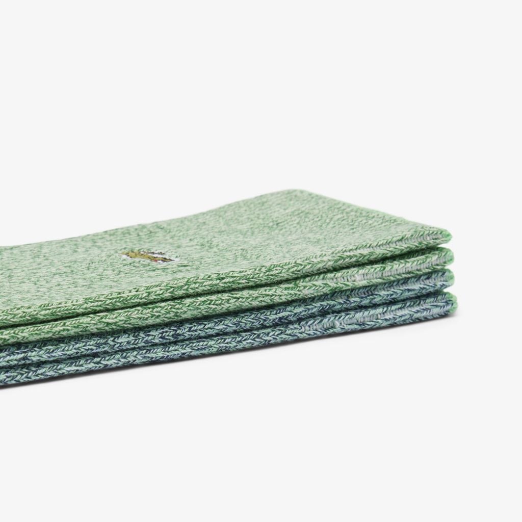 Bộ 2 Đôi Tất Lacoste Unisex Chất Liệu Cotton