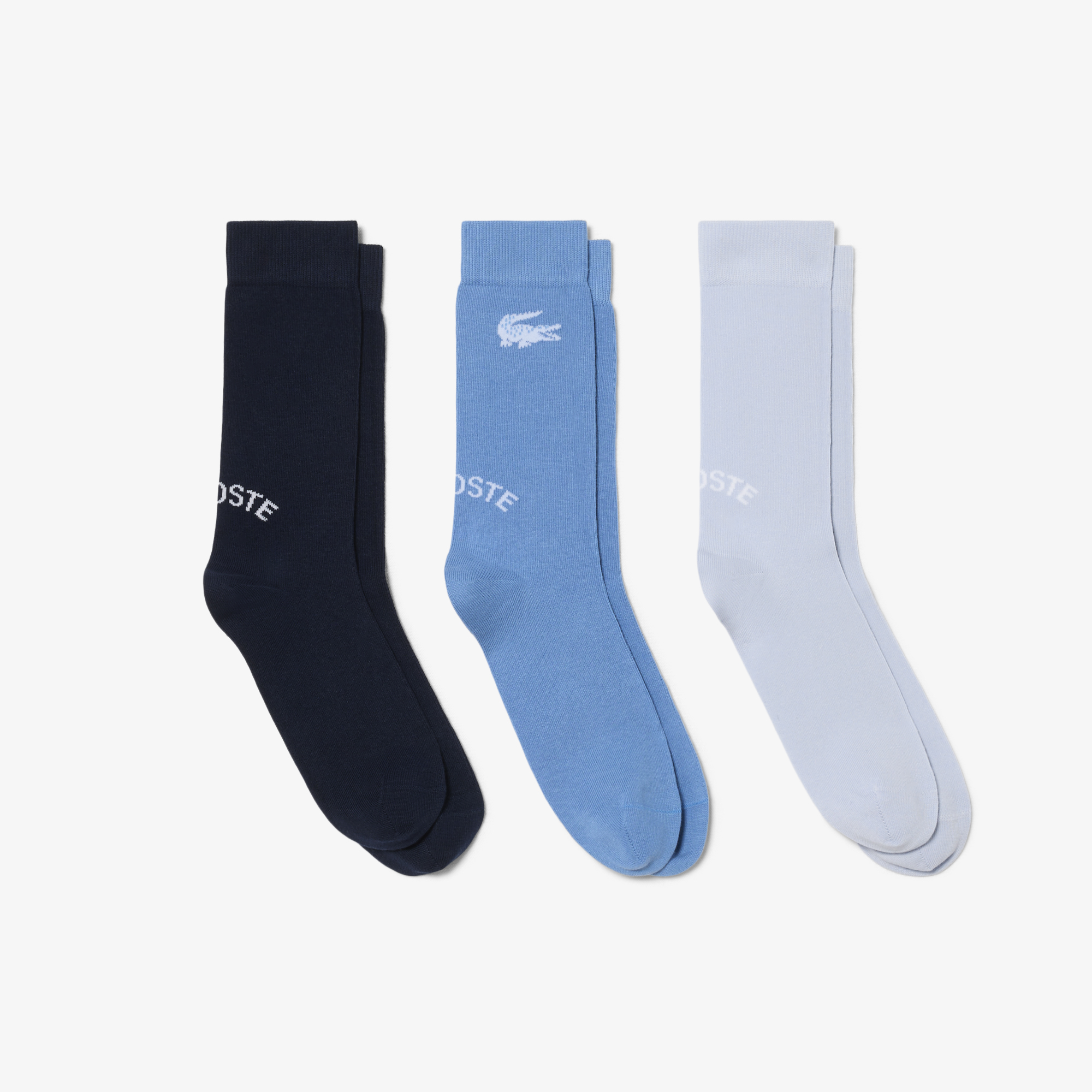 Bộ 3 Đôi Tất Lacoste Unisex Chất Liệu Cotton