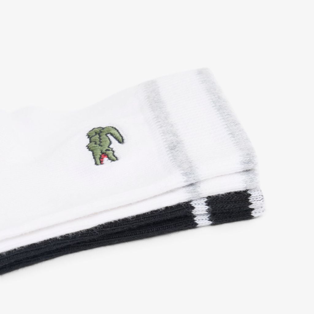 Bộ 2 Đôi Tất Lacoste Unisex Sọc