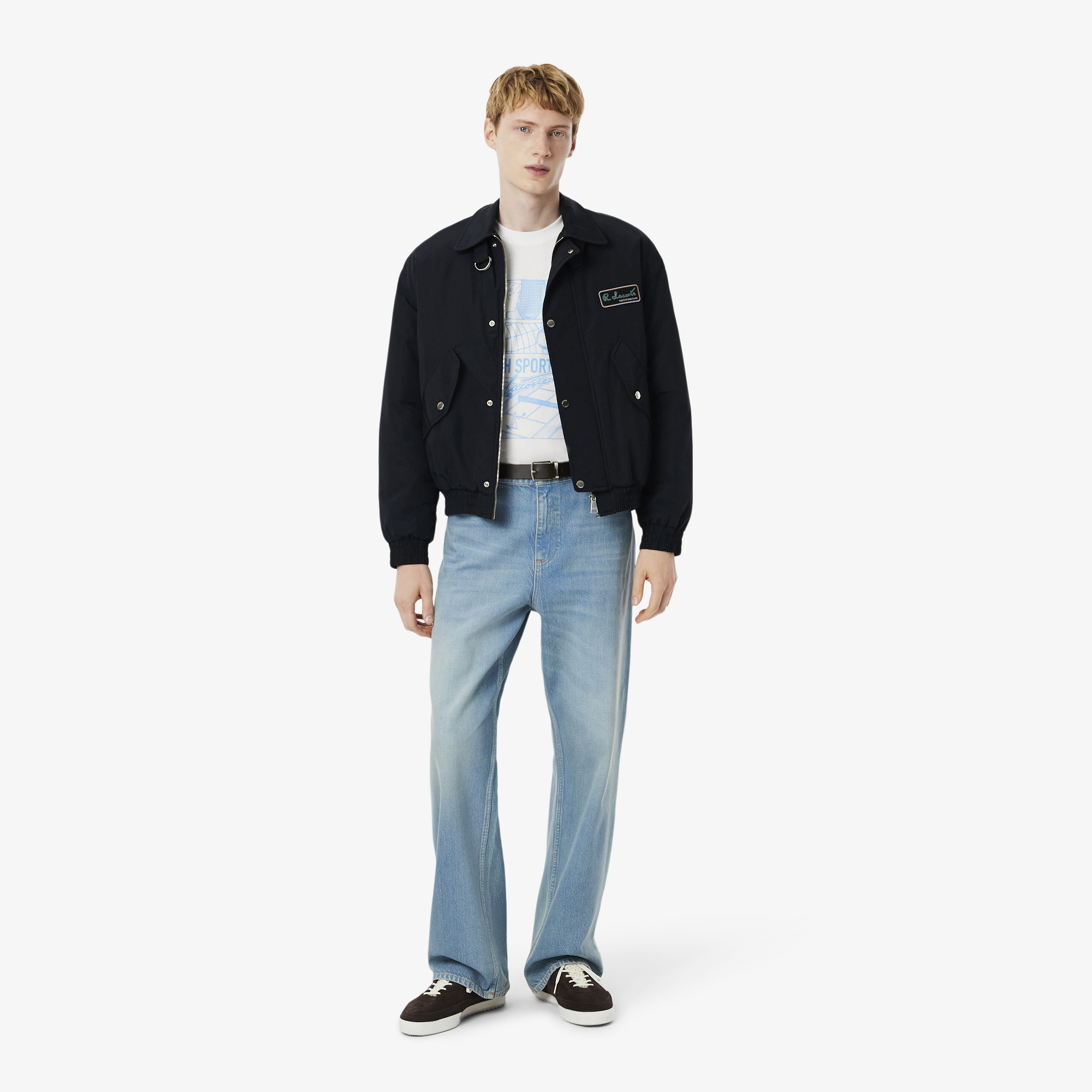 Bộ Quà Tặng Dây Lưng Lacoste Nam Chất Liệu Da Mịn Kèm Hai Khoá