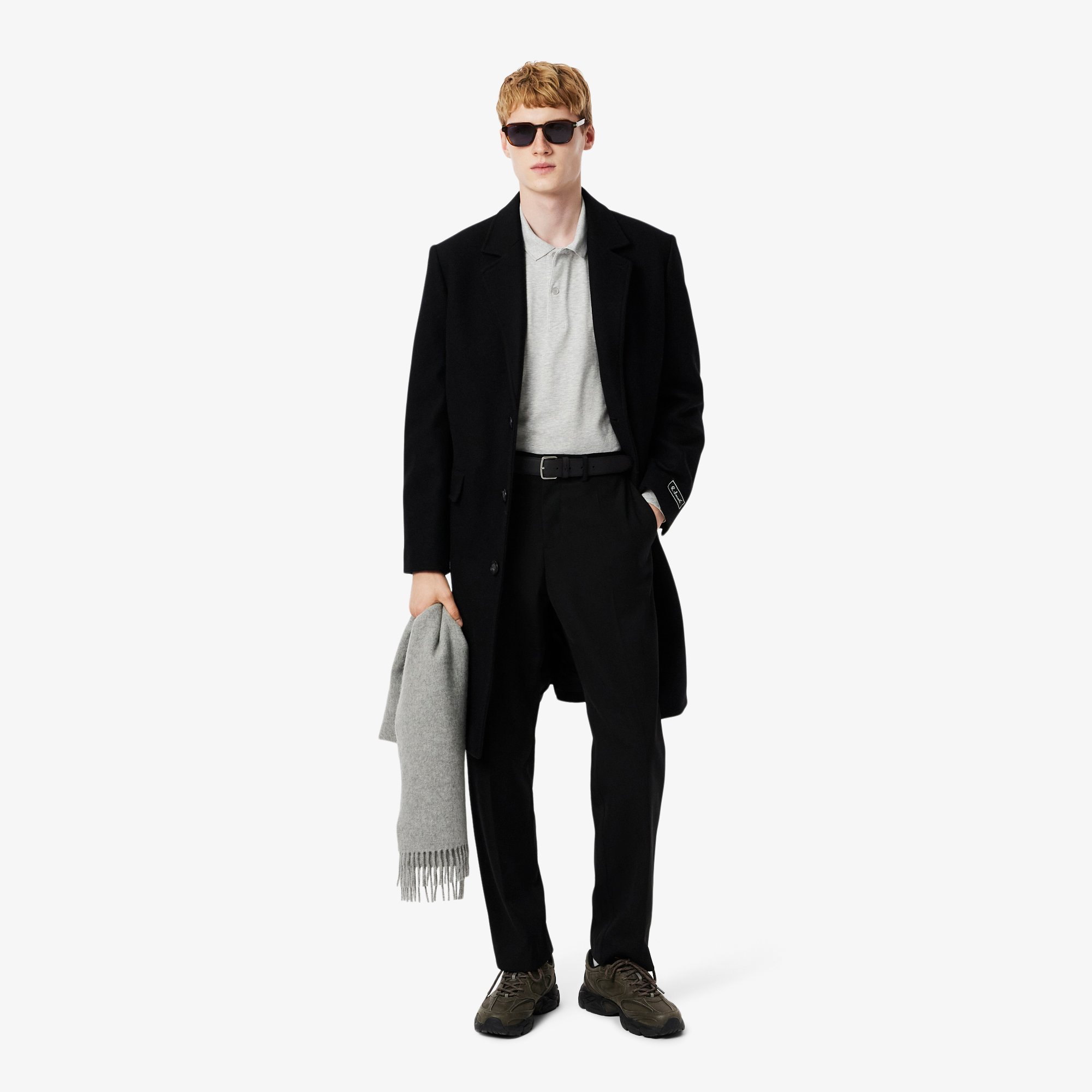 Dây Lưng Lacoste Nam Chất Liệu Da Grain