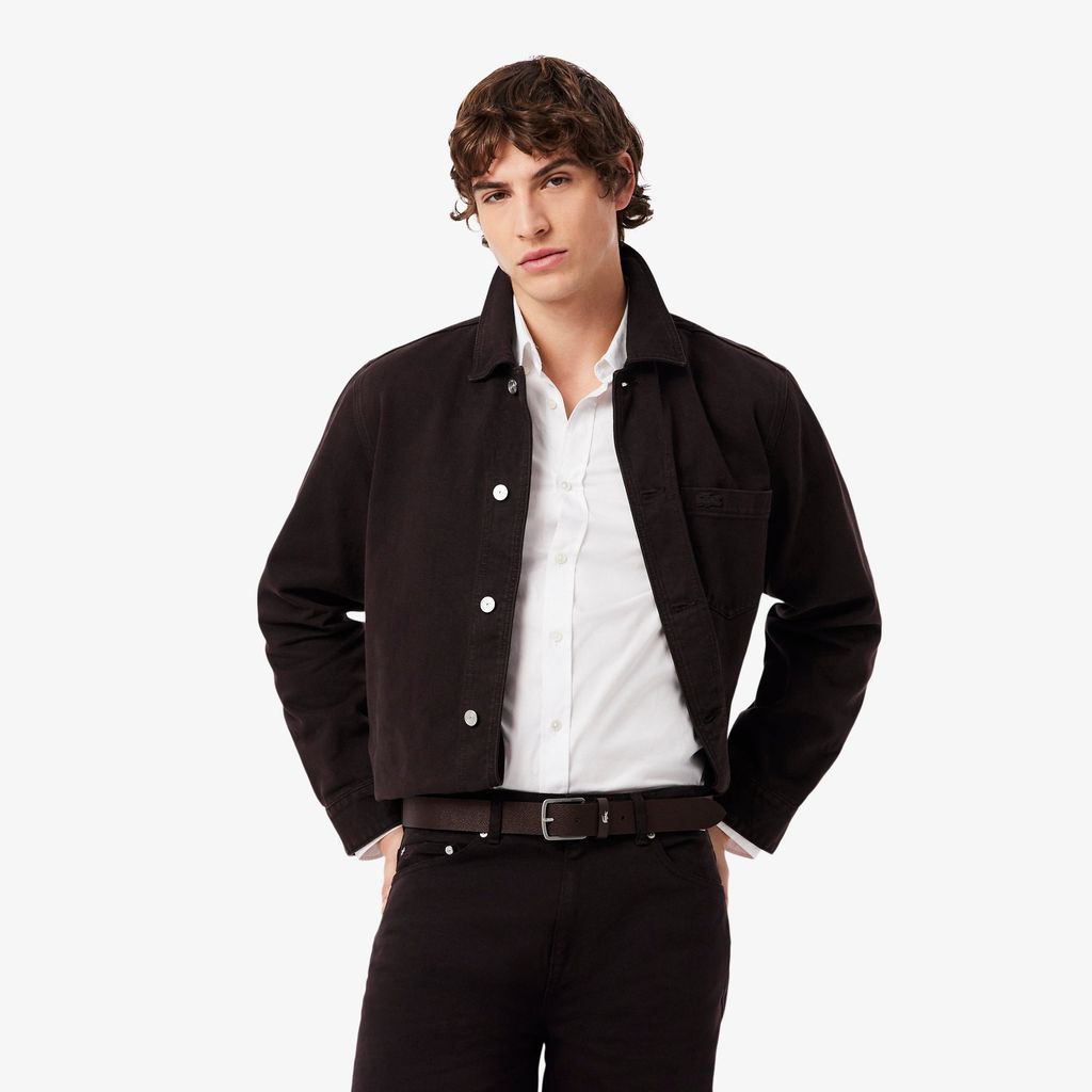 Dây Lưng Lacoste Nam Chất Liệu Da Grain