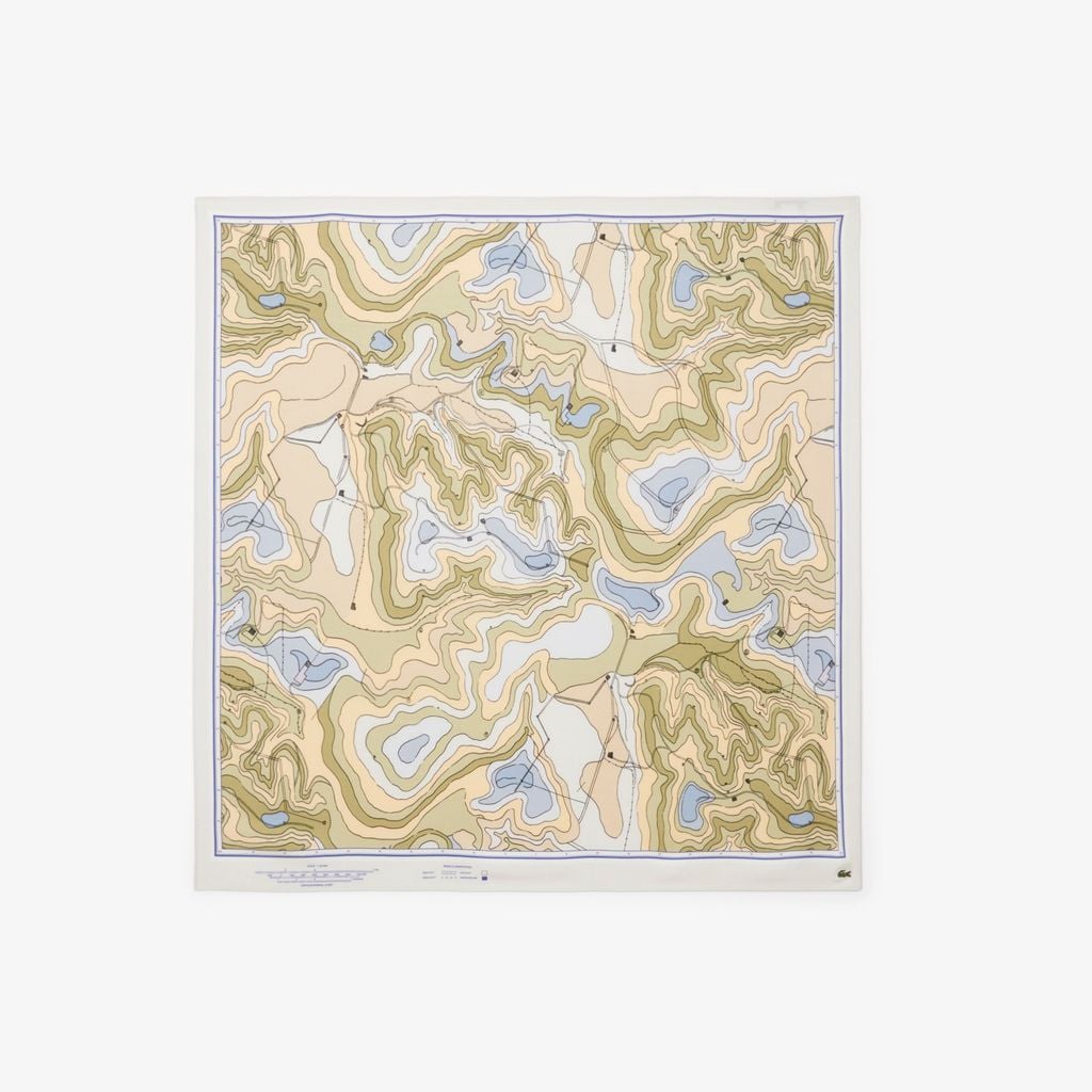 Khăn Lacoste Nữ Chantaco In Họa Tiết