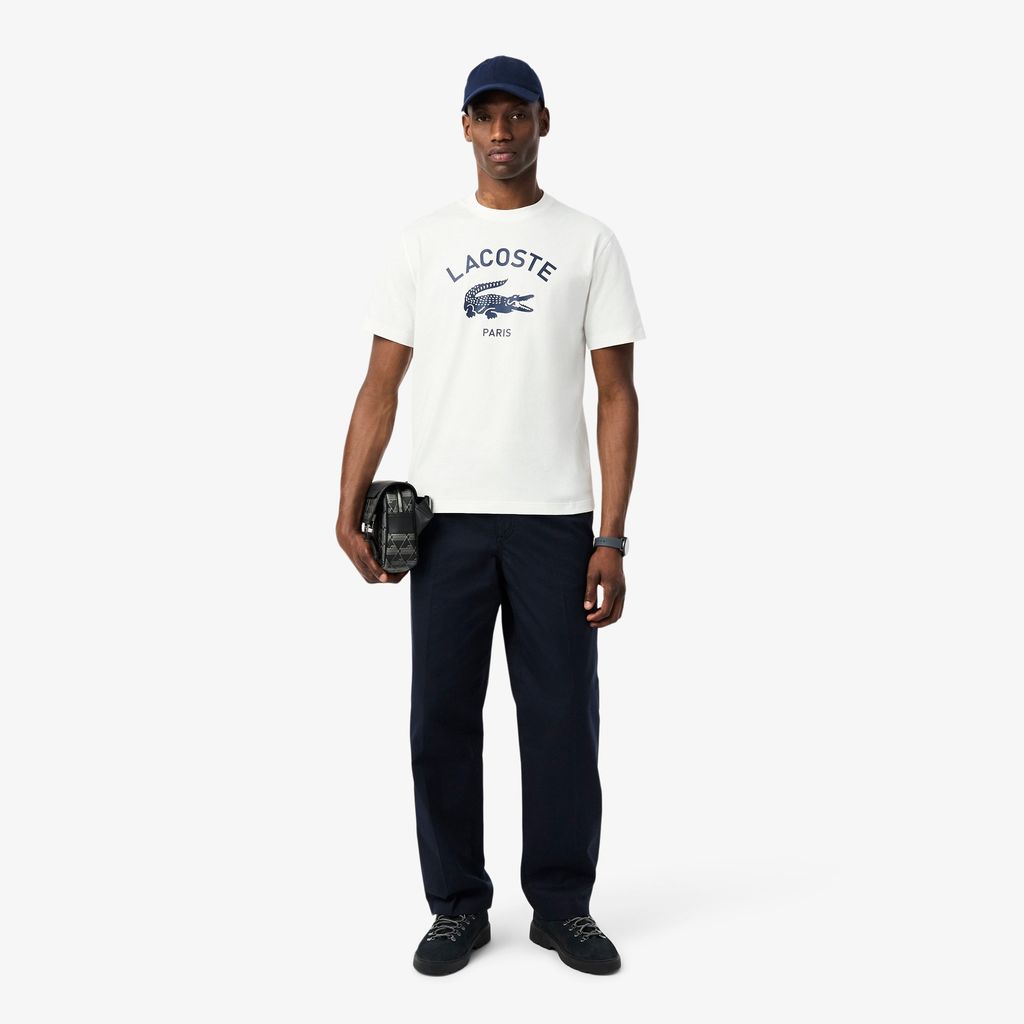 Mũ Lacoste Unisex Chất Liệu Cotton Twill