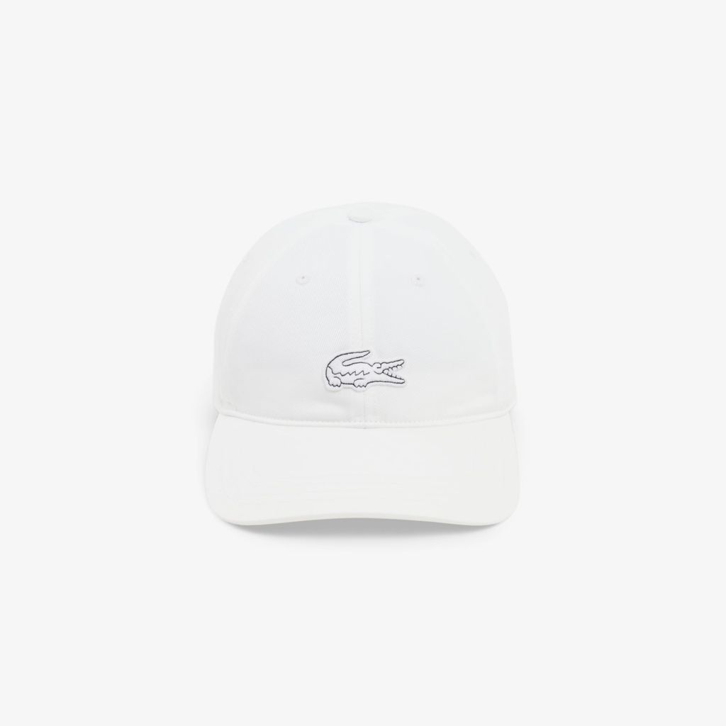 Mũ Lưỡi Trai Lacoste Unisex Dáng Cổ Điển Chất Liệu Cotton Twill Có Phù Hiệu