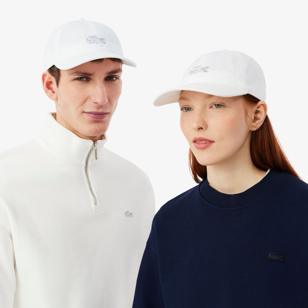 Mũ Lưỡi Trai Lacoste Unisex Dáng Cổ Điển Chất Liệu Cotton Twill Có Phù Hiệu