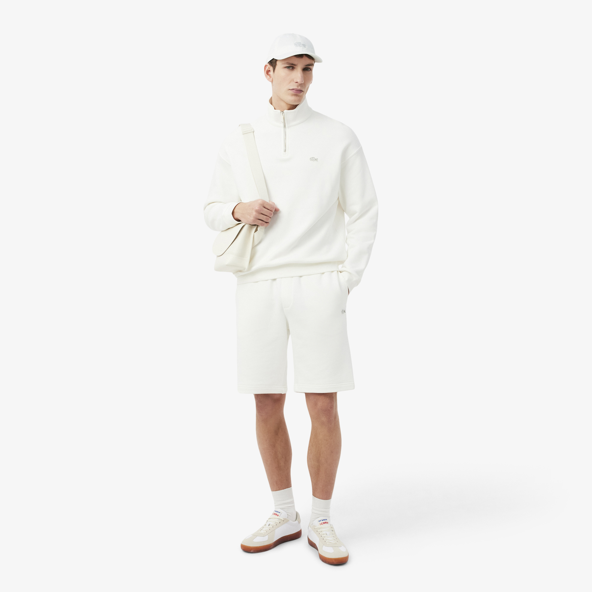 Mũ Lưỡi Trai Lacoste Unisex Dáng Cổ Điển Chất Liệu Cotton Twill Có Phù Hiệu
