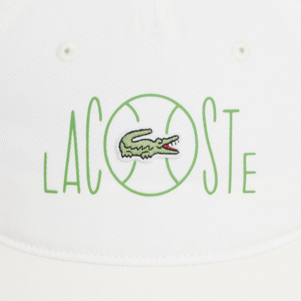 Mũ Lưỡi Trai Lacoste Unisex Chất Liệu Cotton Twill In Hình