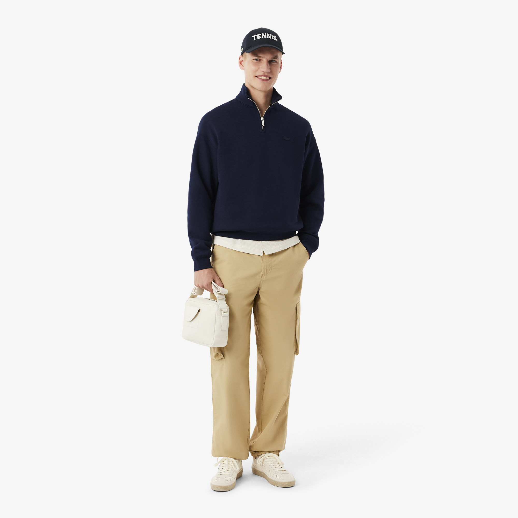 Mũ Lưỡi Trai Lacoste Unisex Chất Liệu Cotton Twill Thêu
