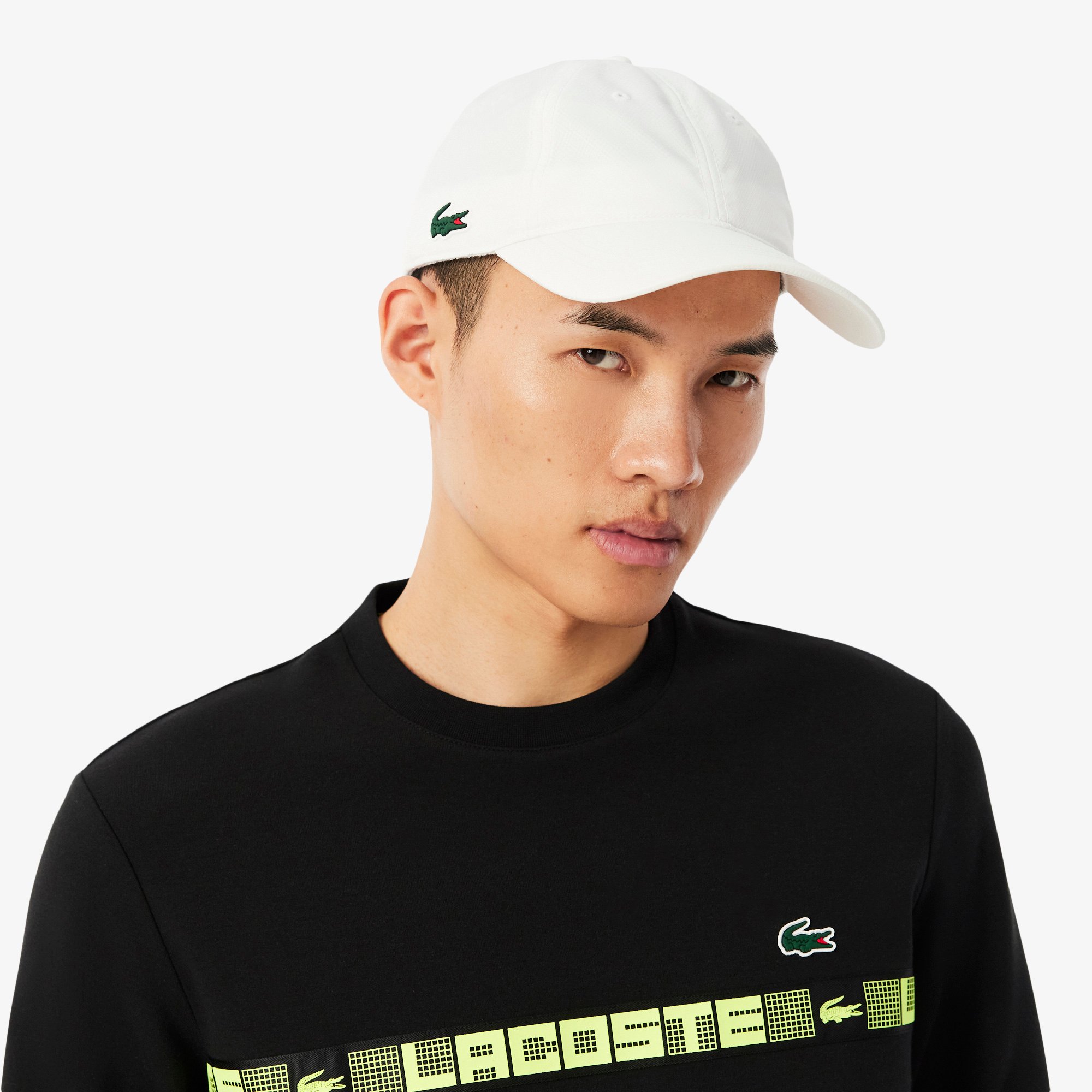 Mũ Thể Thao Lacoste Nam Nhẹ Chất Liệu Taffeta Kim Cương
