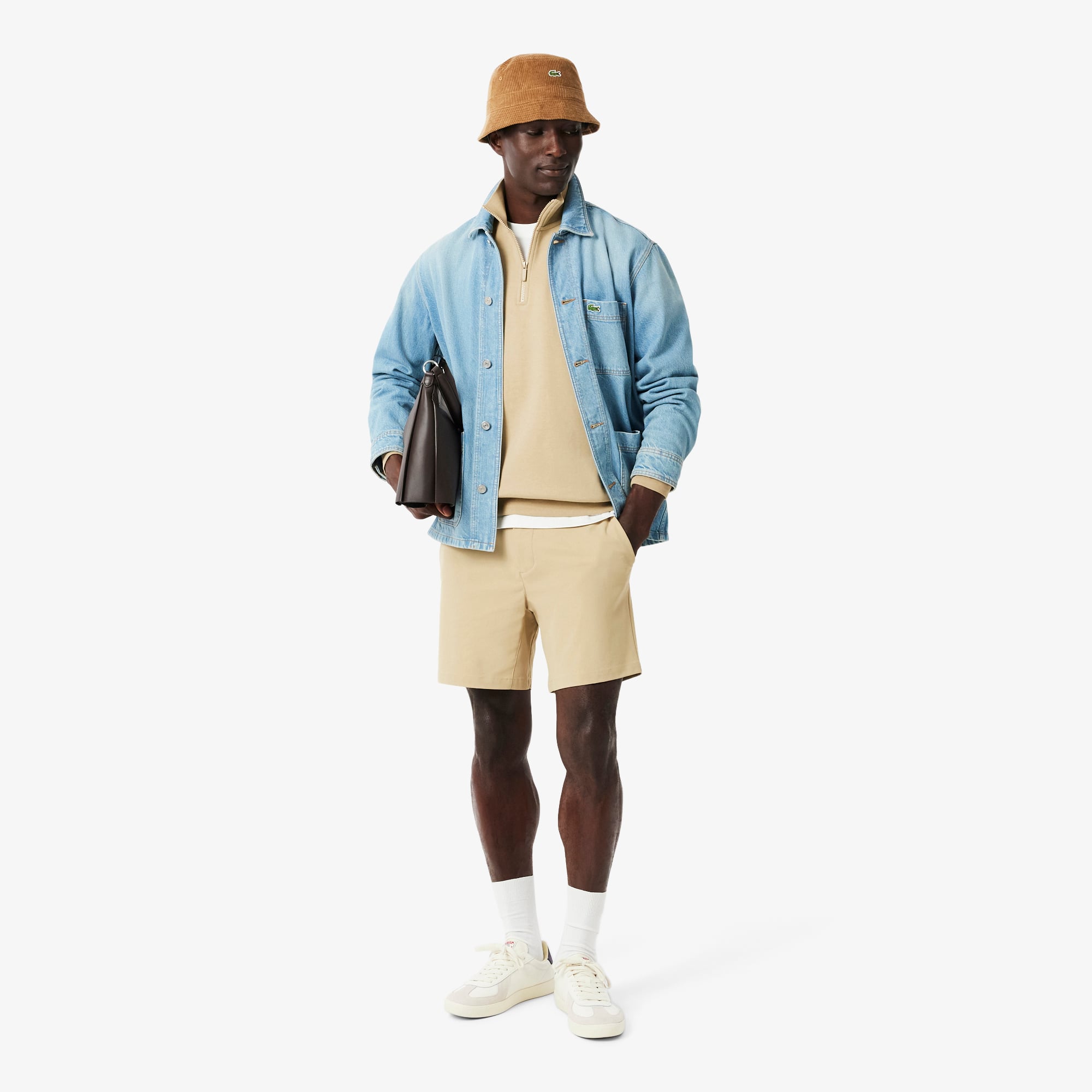 Mũ Xô Lacoste Unisex Bằng Vải Nhung