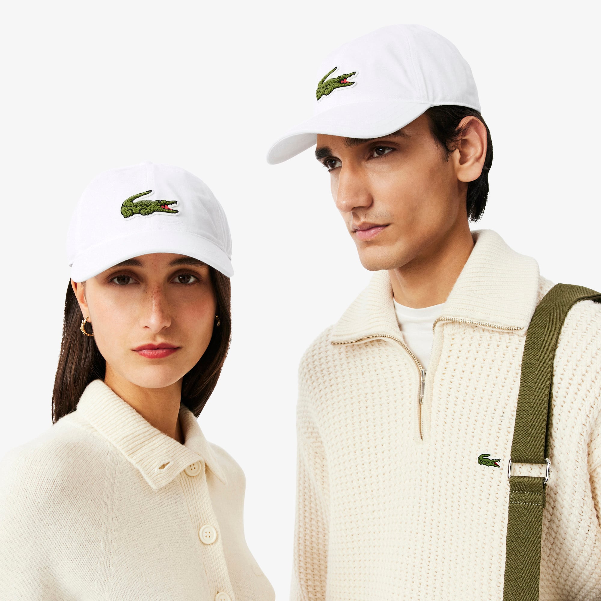 Mũ Lacoste Unisex Chất Liệu Cotton Twill Huy Hiệu Cá Sấu