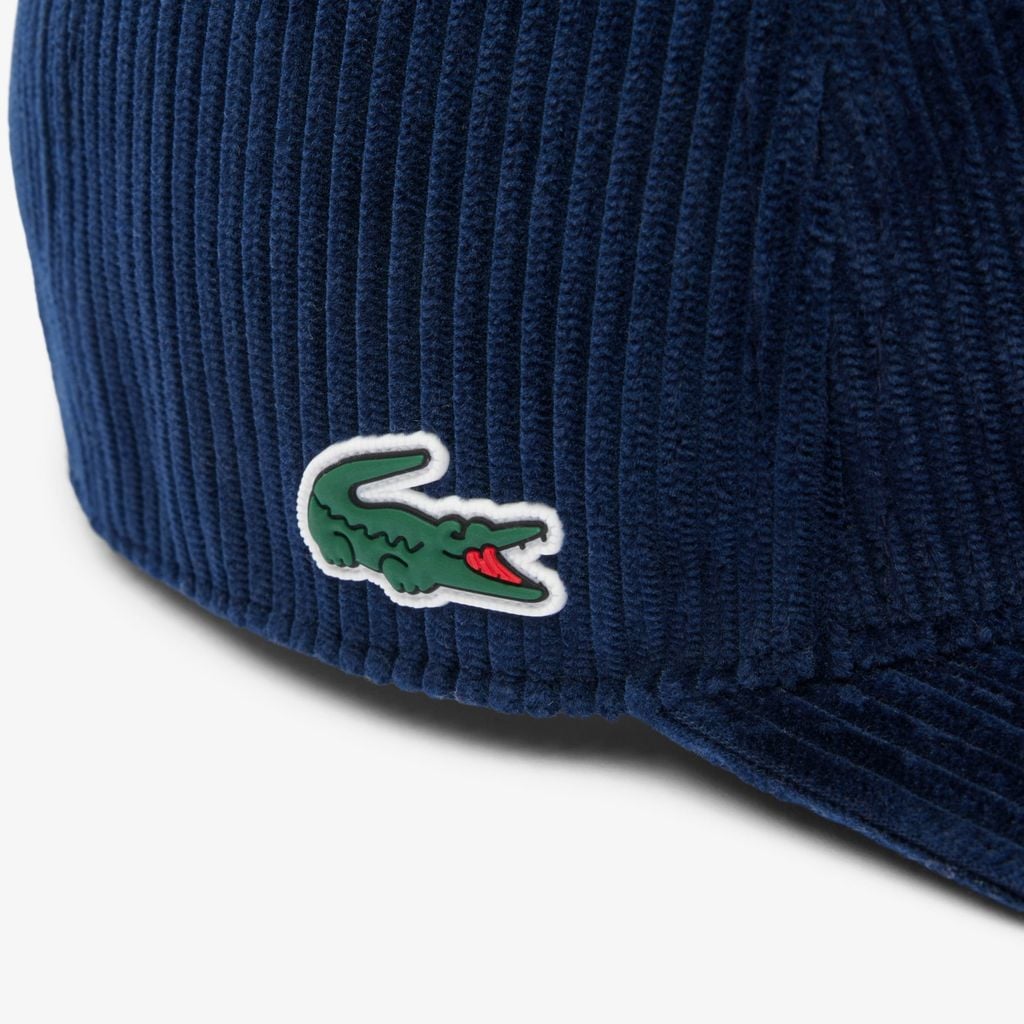 Mũ Golf Lacoste Nam Corduroy Thêu