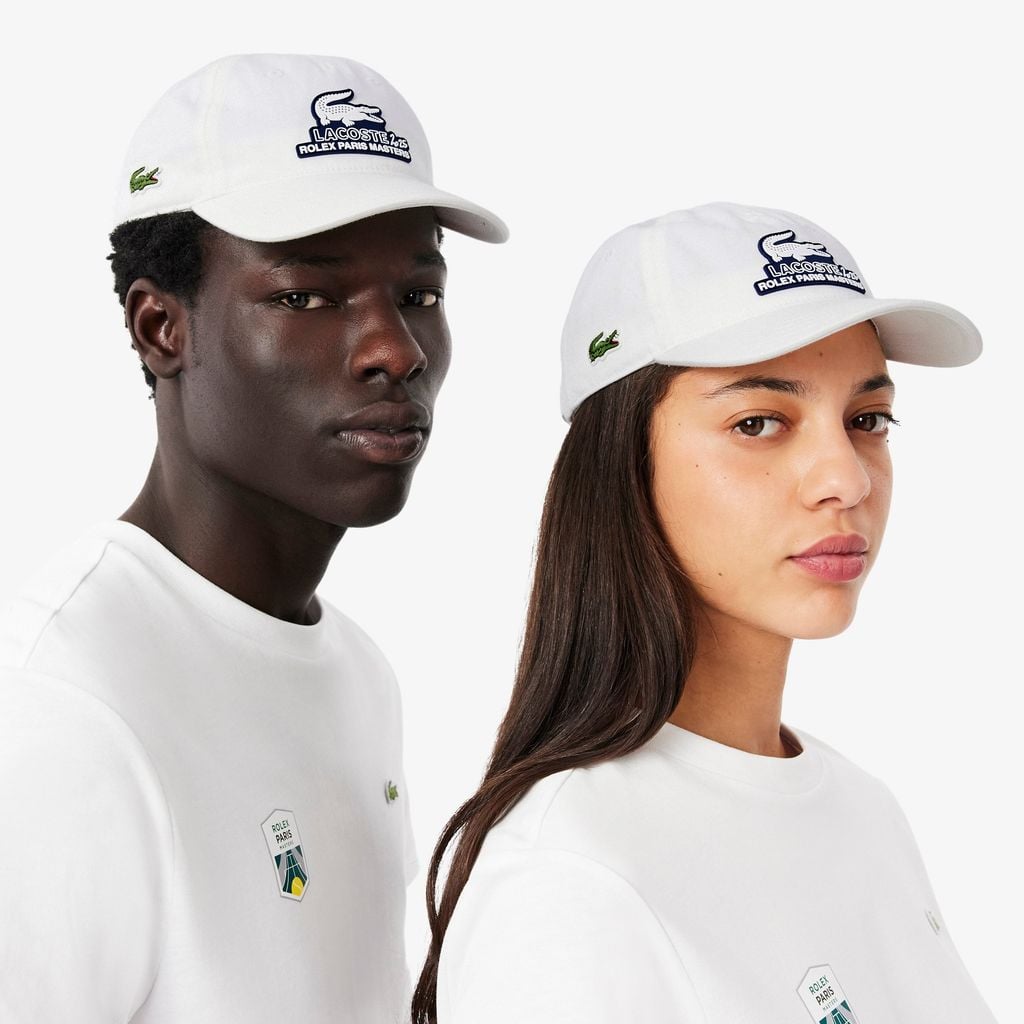 Mũ Lưỡi Trai Lacoste Unisex Phiên Bản Rolex Paris Masters