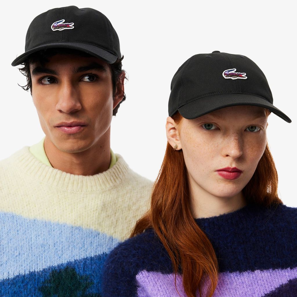 Mũ Lacoste Unisex Cotton Họa Tiết Landscape Crocodile