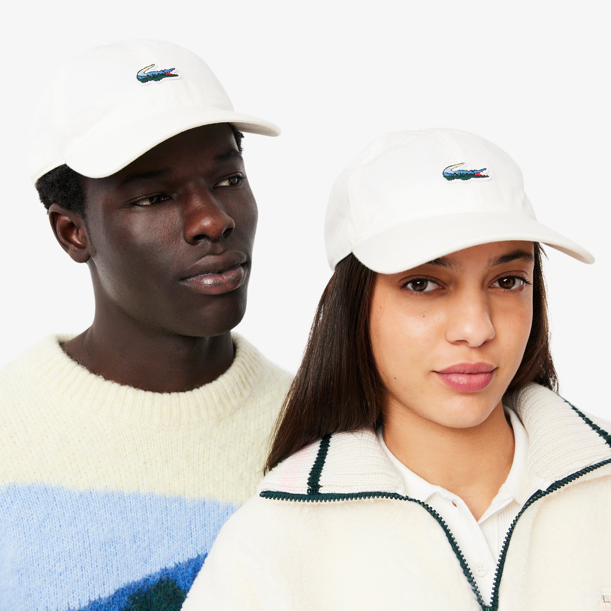 Mũ Lacoste Unisex Cotton Họa Tiết Landscape Crocodile