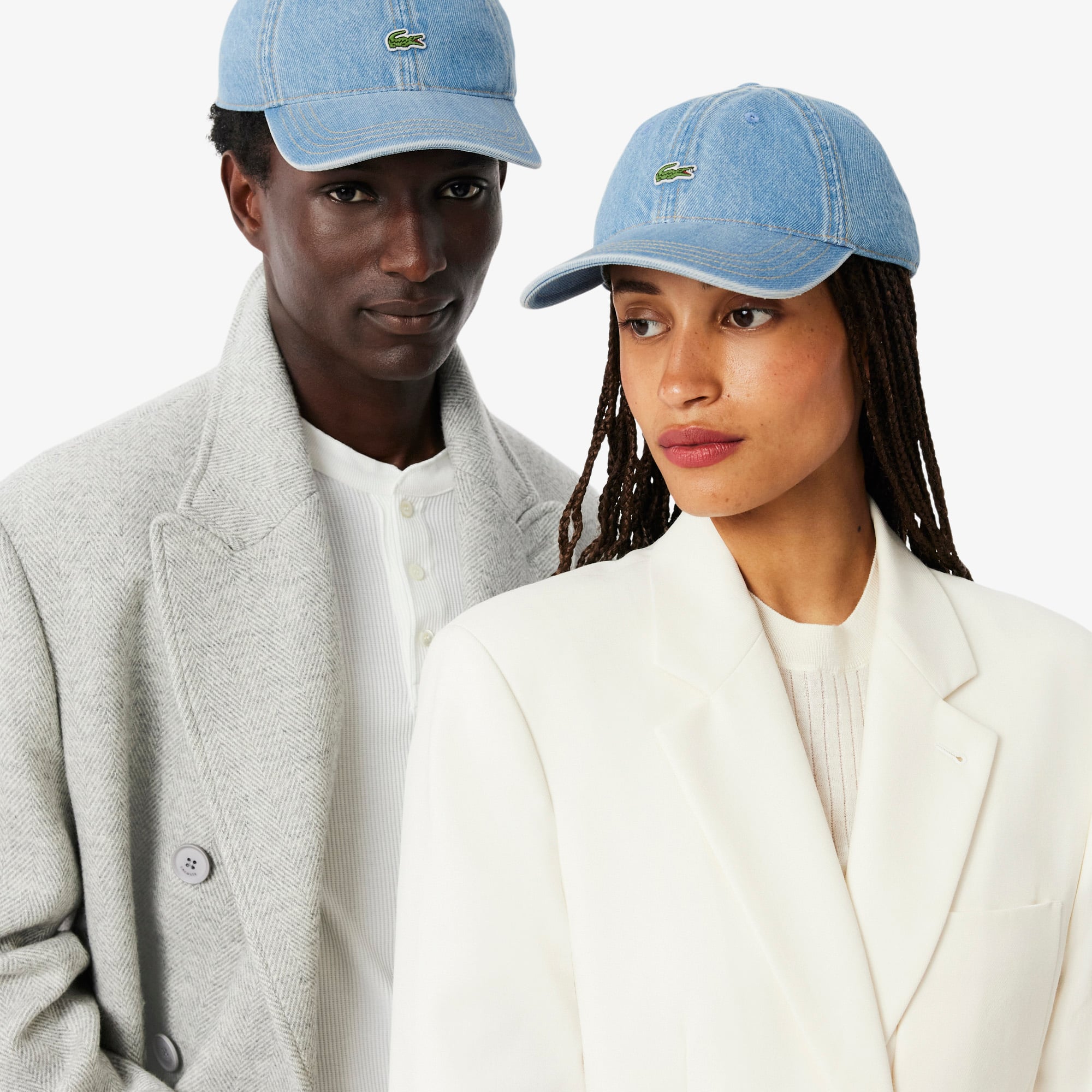 Mũ Denim Lacoste Unisex Chất Liệu Cotton