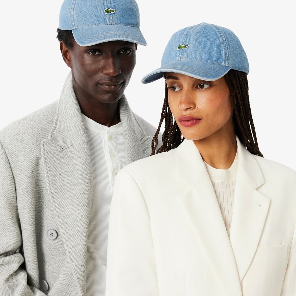 Mũ Denim Lacoste Unisex Chất Liệu Cotton