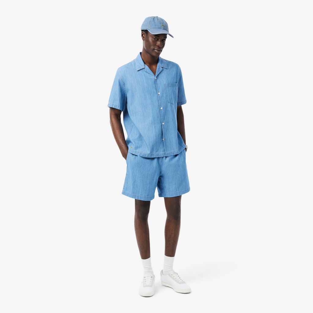 Mũ Denim Lacoste Unisex Chất Liệu Cotton