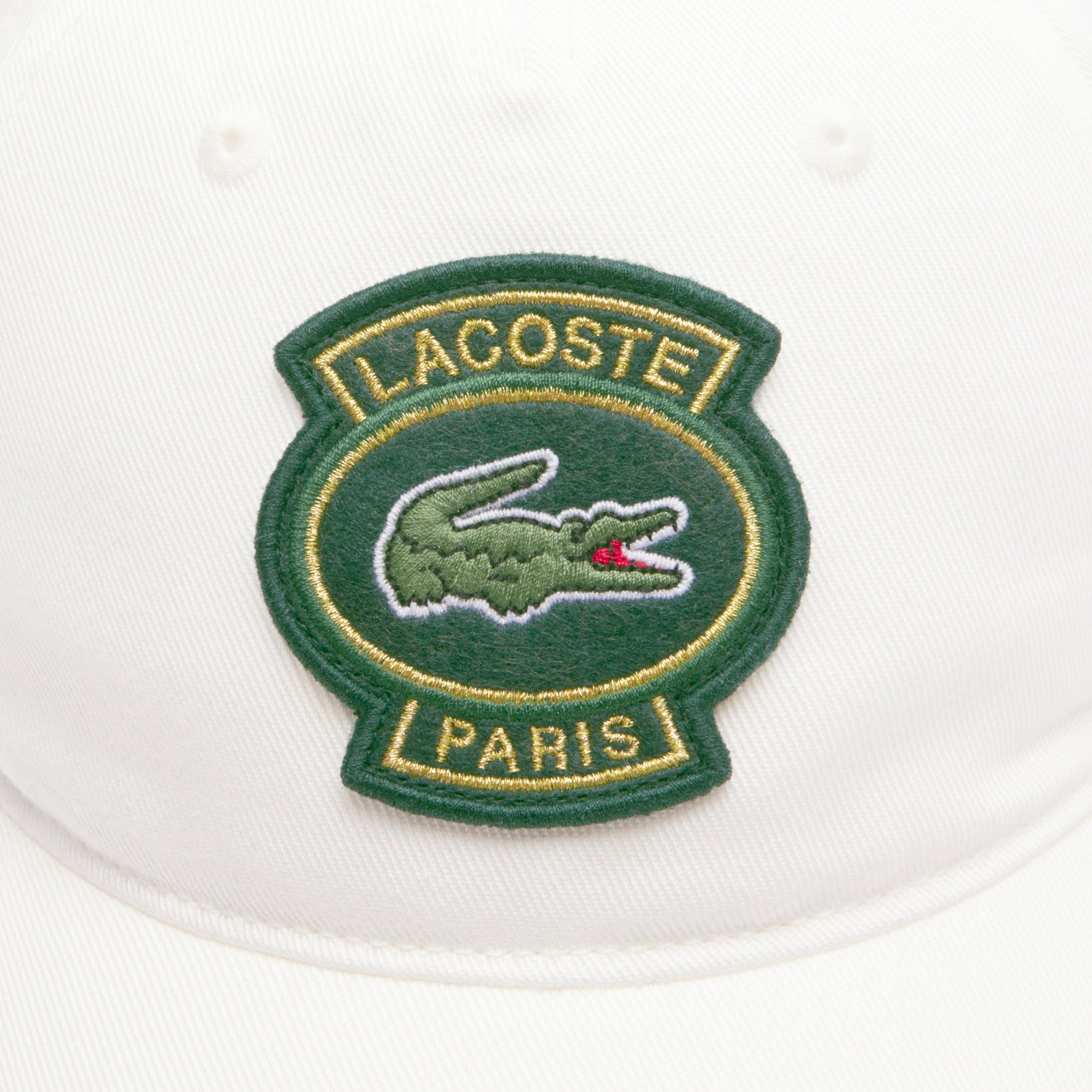 Mũ Lacoste Unisex Có Huy Hiệu Chất Liệu Cotton