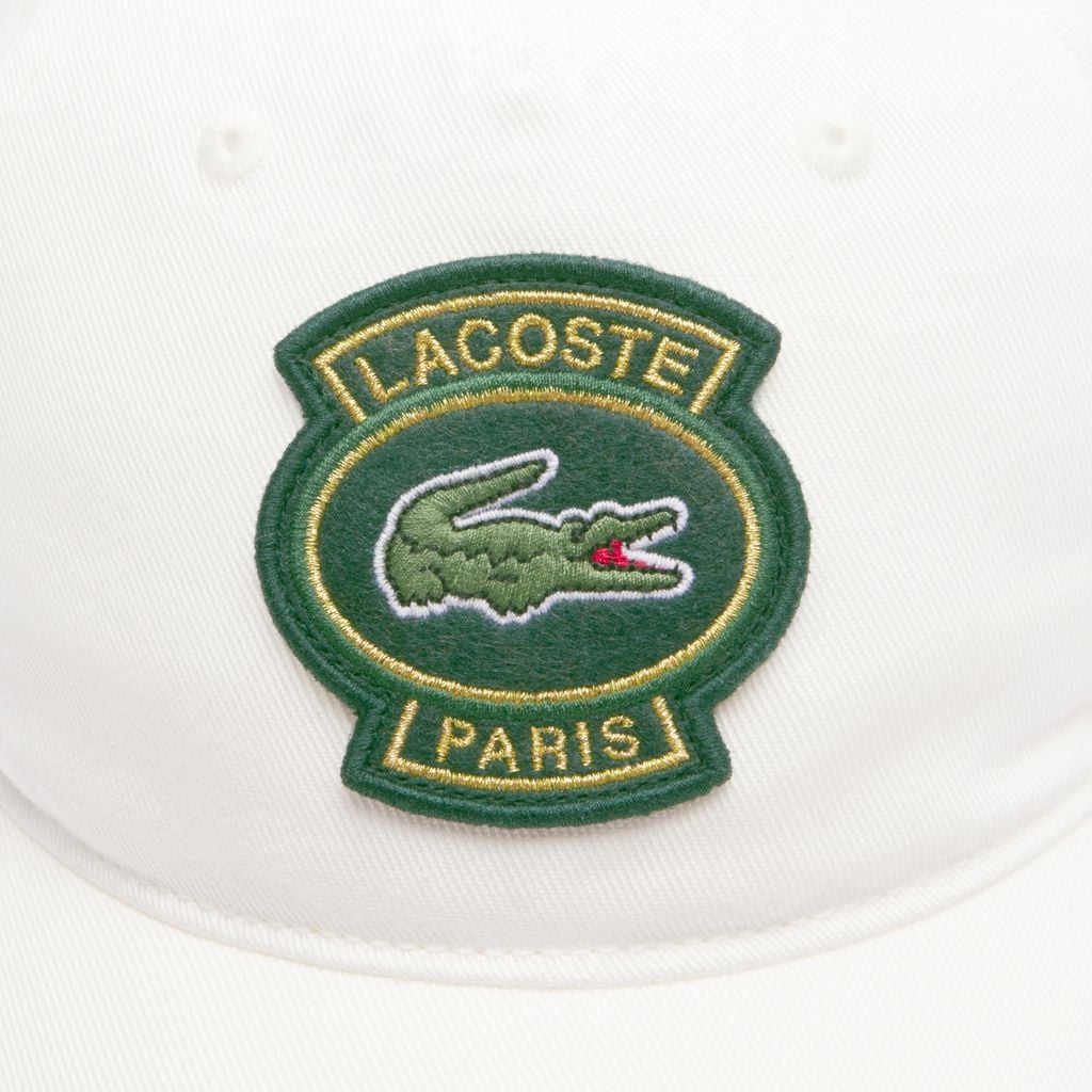 Mũ Lacoste Unisex Có Huy Hiệu Chất Liệu Cotton