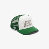 Mũ Golf Lacoste Nam Kết Hợp Hai Chất Liệu