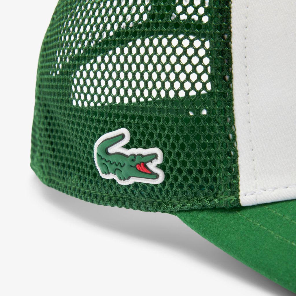Mũ Golf Lacoste Nam Kết Hợp Hai Chất Liệu