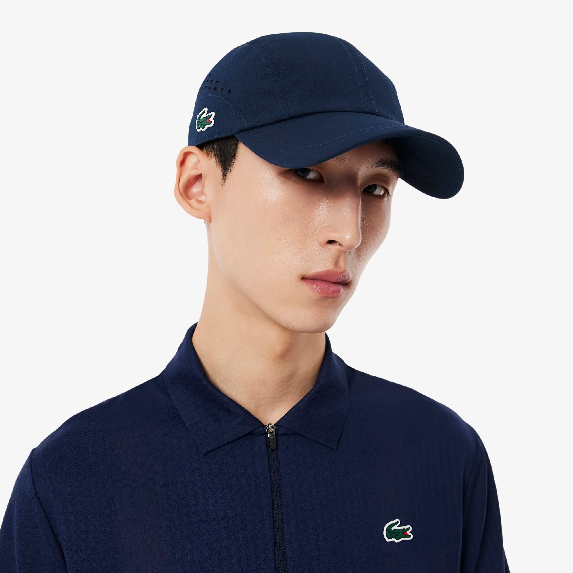 Mũ Lưỡi Trai Tennis Lacoste Nam Chất Liệu Diamond Taffeta