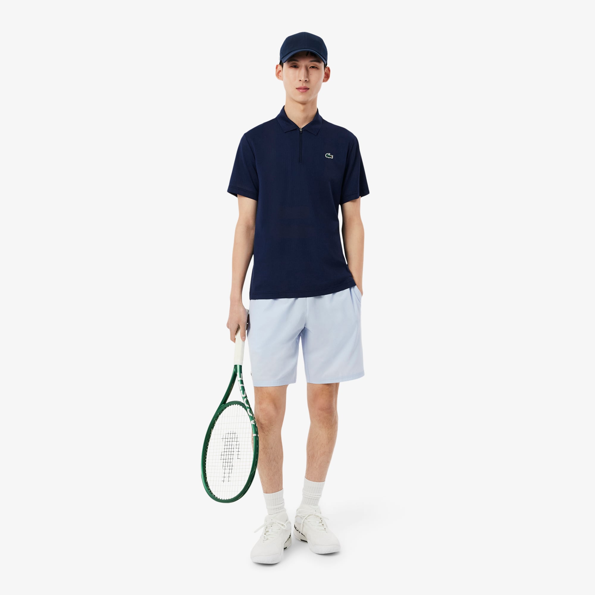 Mũ Lưỡi Trai Tennis Lacoste Nam Chất Liệu Diamond Taffeta