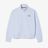 Áo Nỉ Lacoste Nữ Dáng Rộng Có Khóa Kéo Phù Hiệu