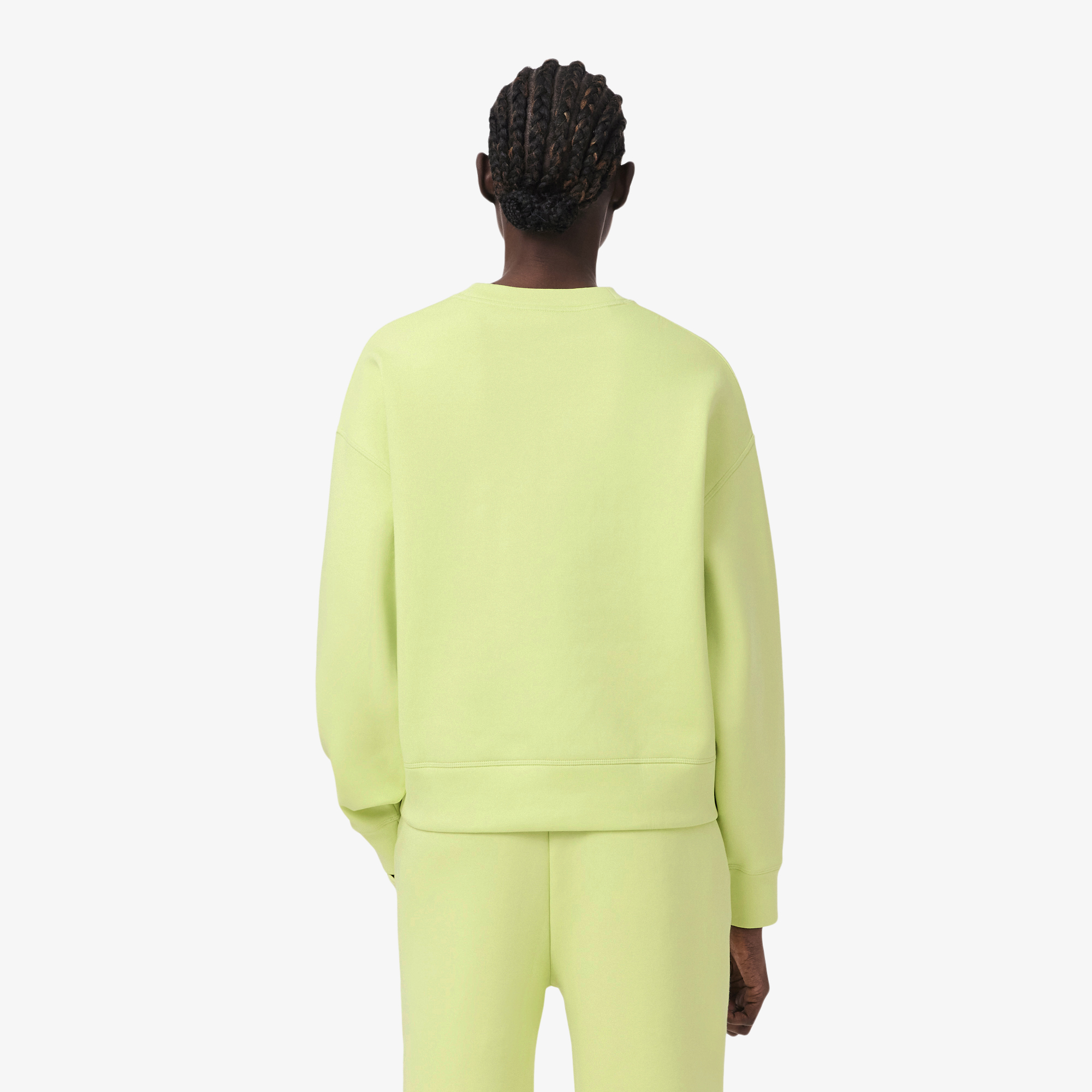 Áo Nỉ Lacoste Nữ Dáng Oversize Chất Liệu Jersey Hai Mặt